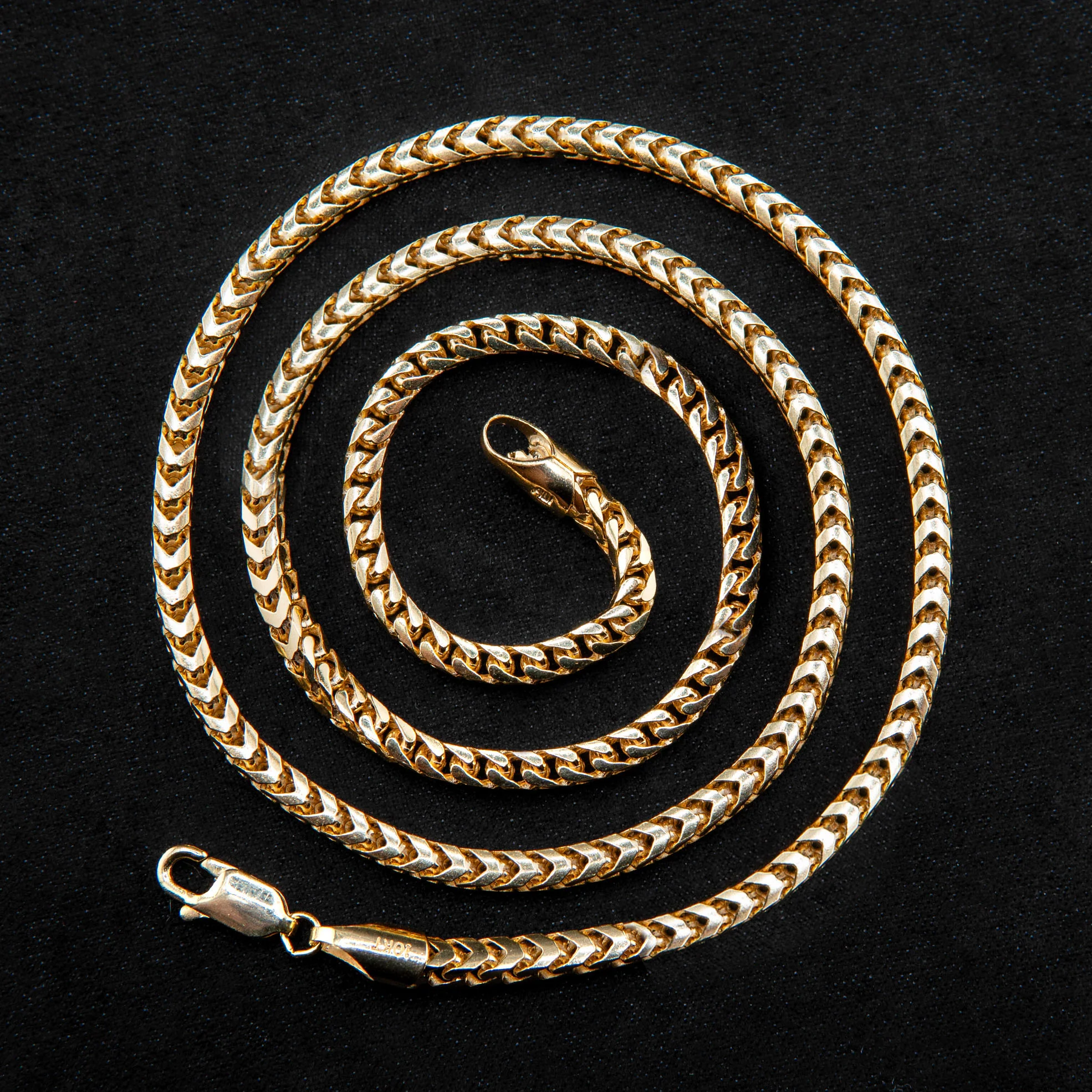 10K Gold Franco Necklace / 3 MM - Image 7