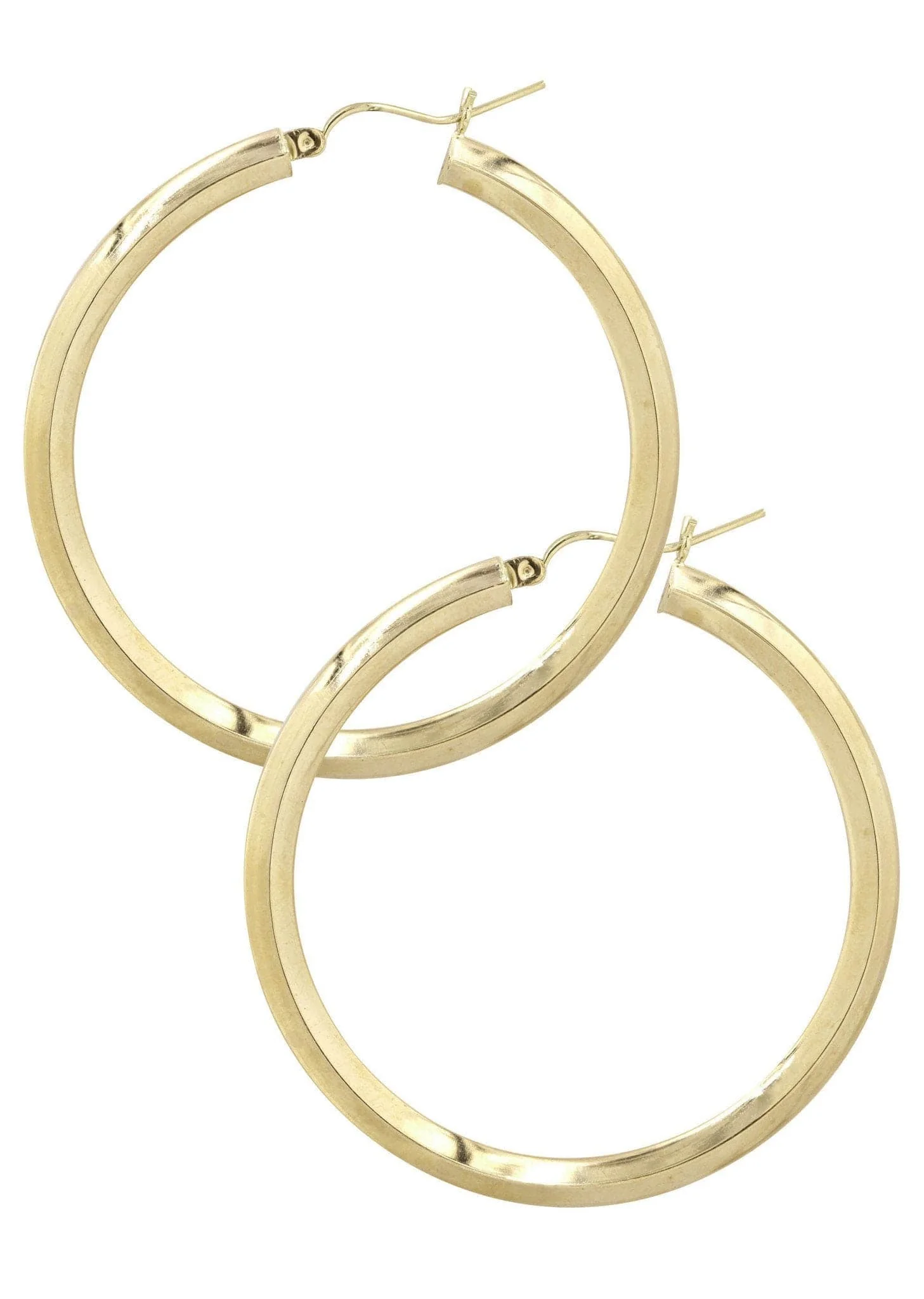 10K Gold Hoop Earrings | Customizable Size - Image 2