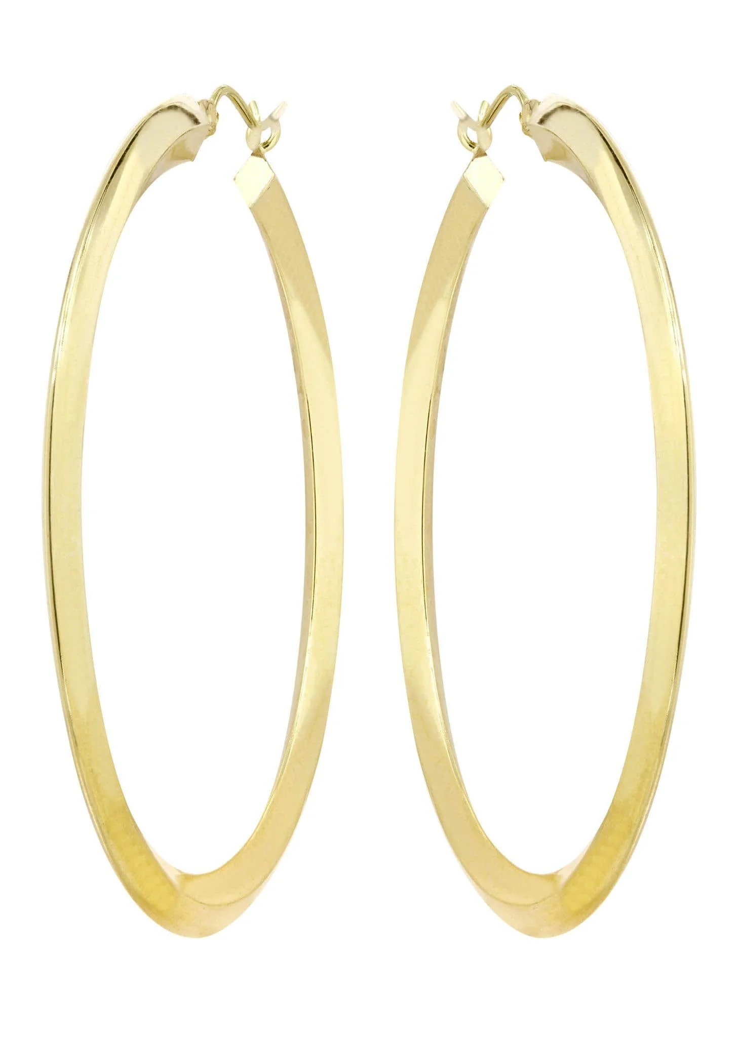 10K Gold Hoop Earrings | Customizable Size - Image 3