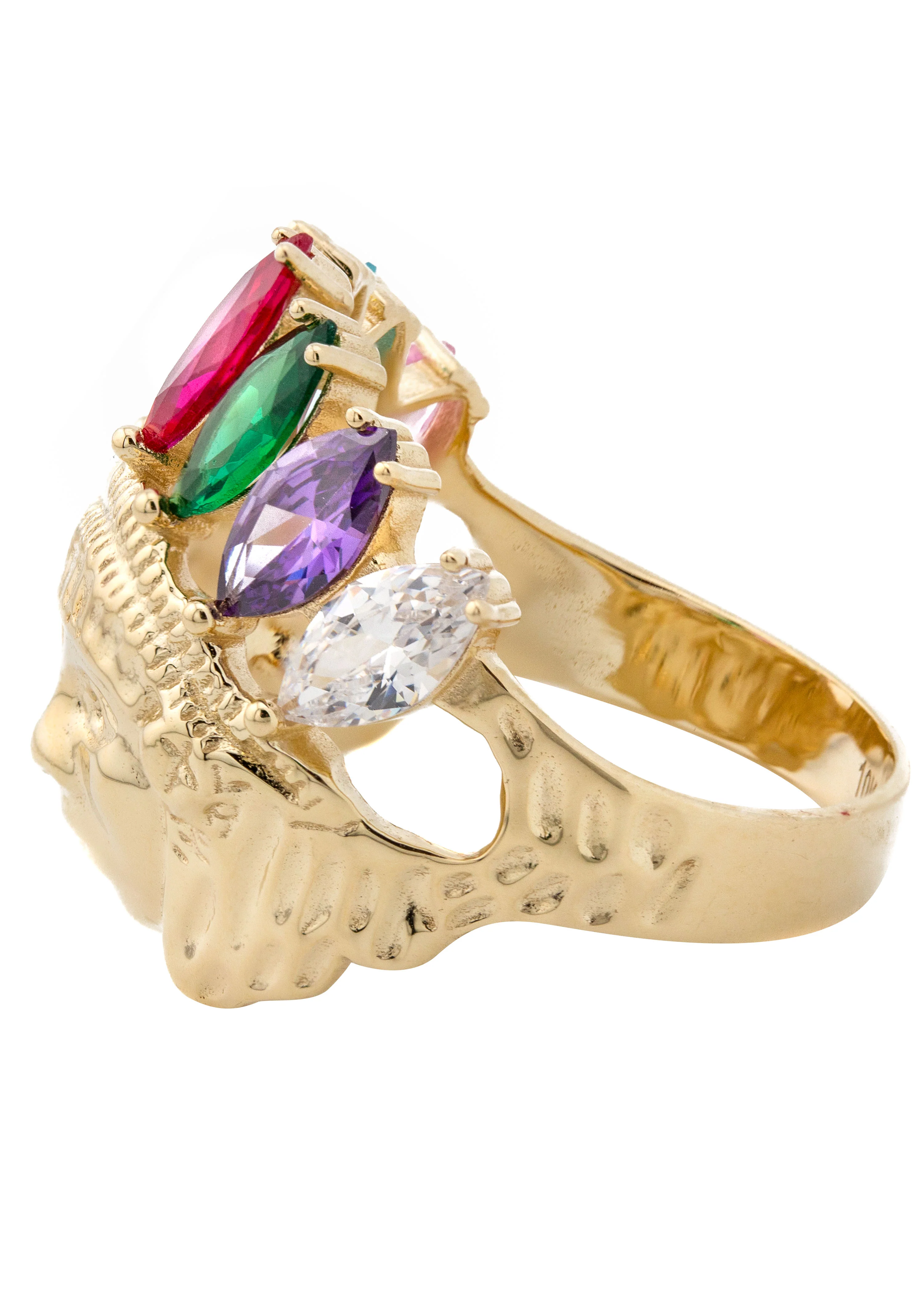 10K Gold Indian Chief Ring For Men | 7.7 Grams - Image 2