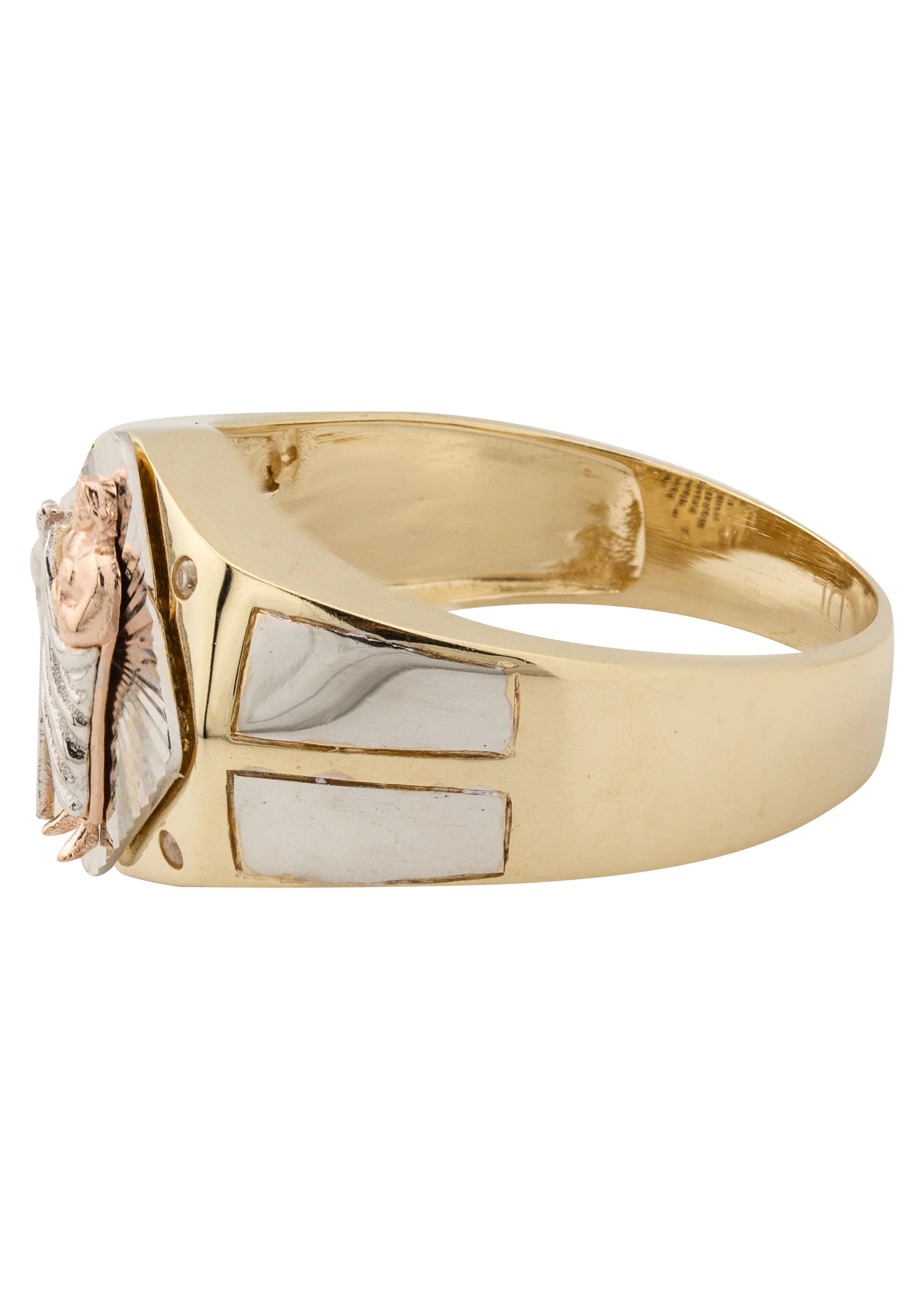 10K Gold Jesus Ring For Men | 5 Grams - Image 3