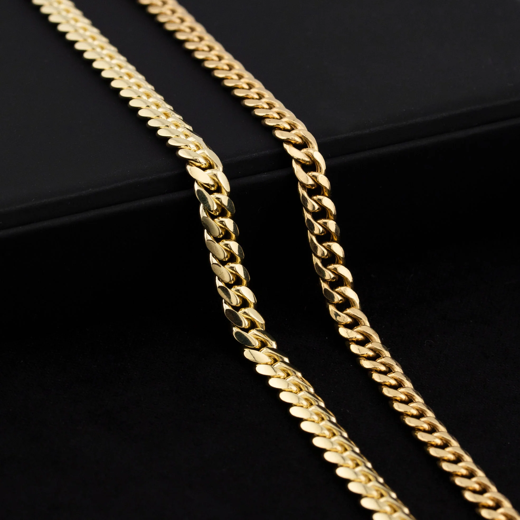 10K Gold Miami Cuban Necklace / 5 MM - Image 4
