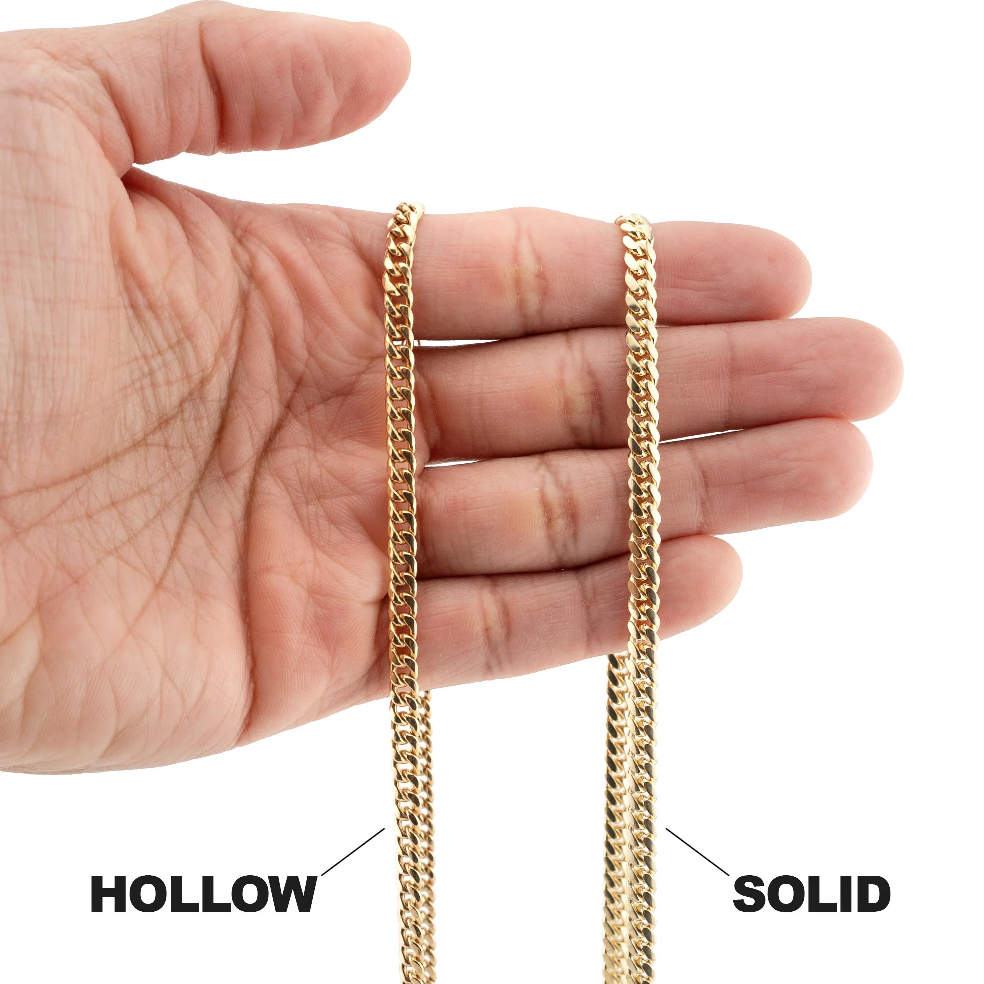 10K Gold Miami Cuban Necklace / 5 MM - Image 5
