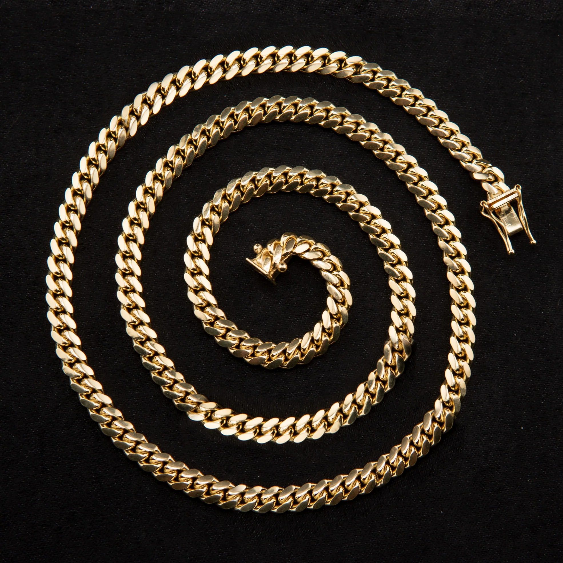 10K Gold Miami Cuban Necklace / 5 MM - Image 7