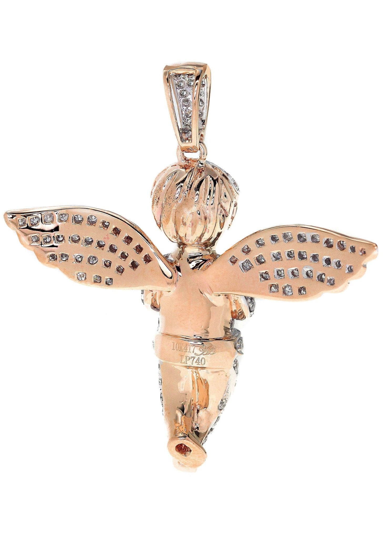 Diamond Angel Pendant | 10.5 Grams | 1.58 Carats - Image 4