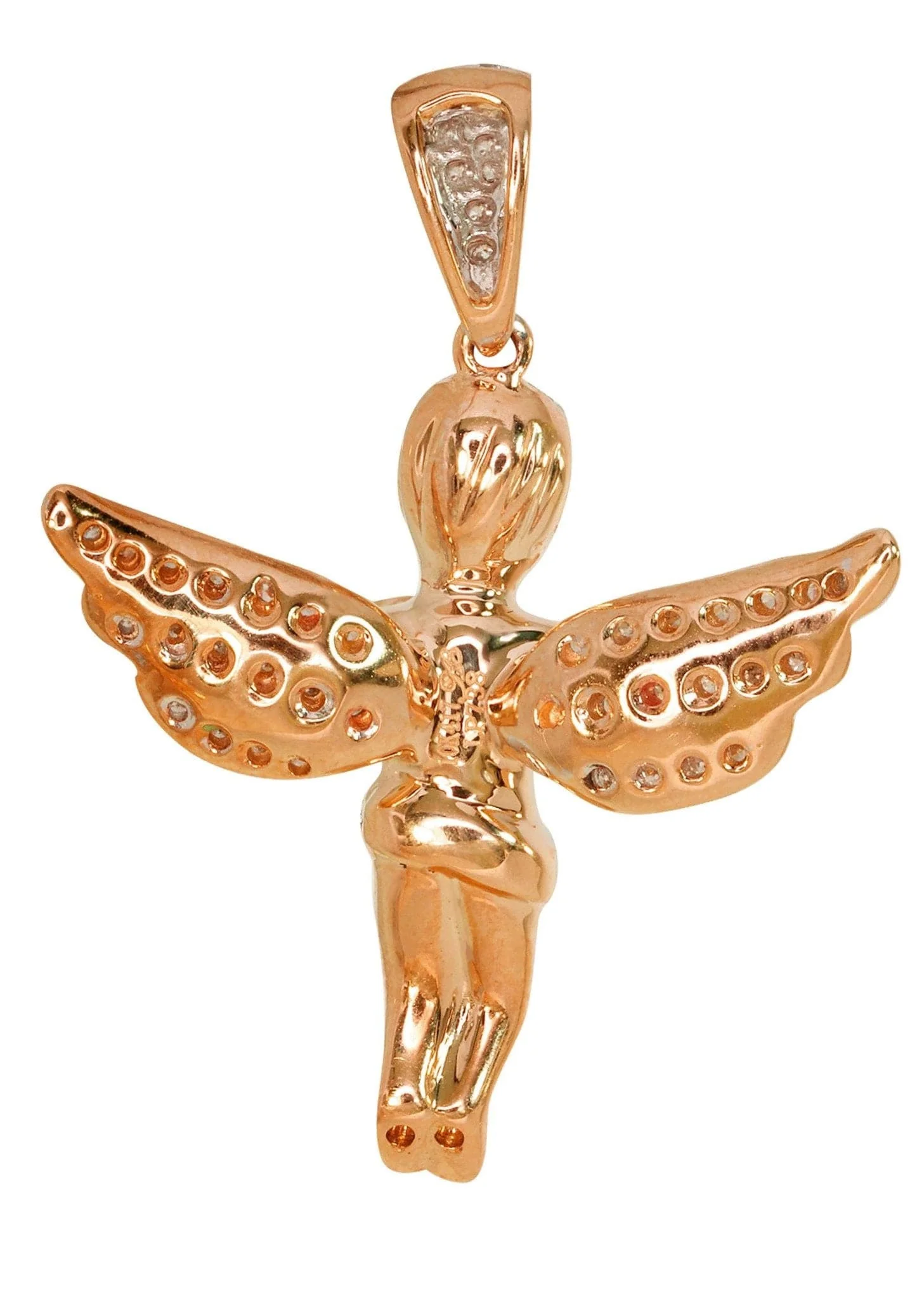 Diamond Angel Pendant | 4.73 Grams | 0.58 Carats - Image 3