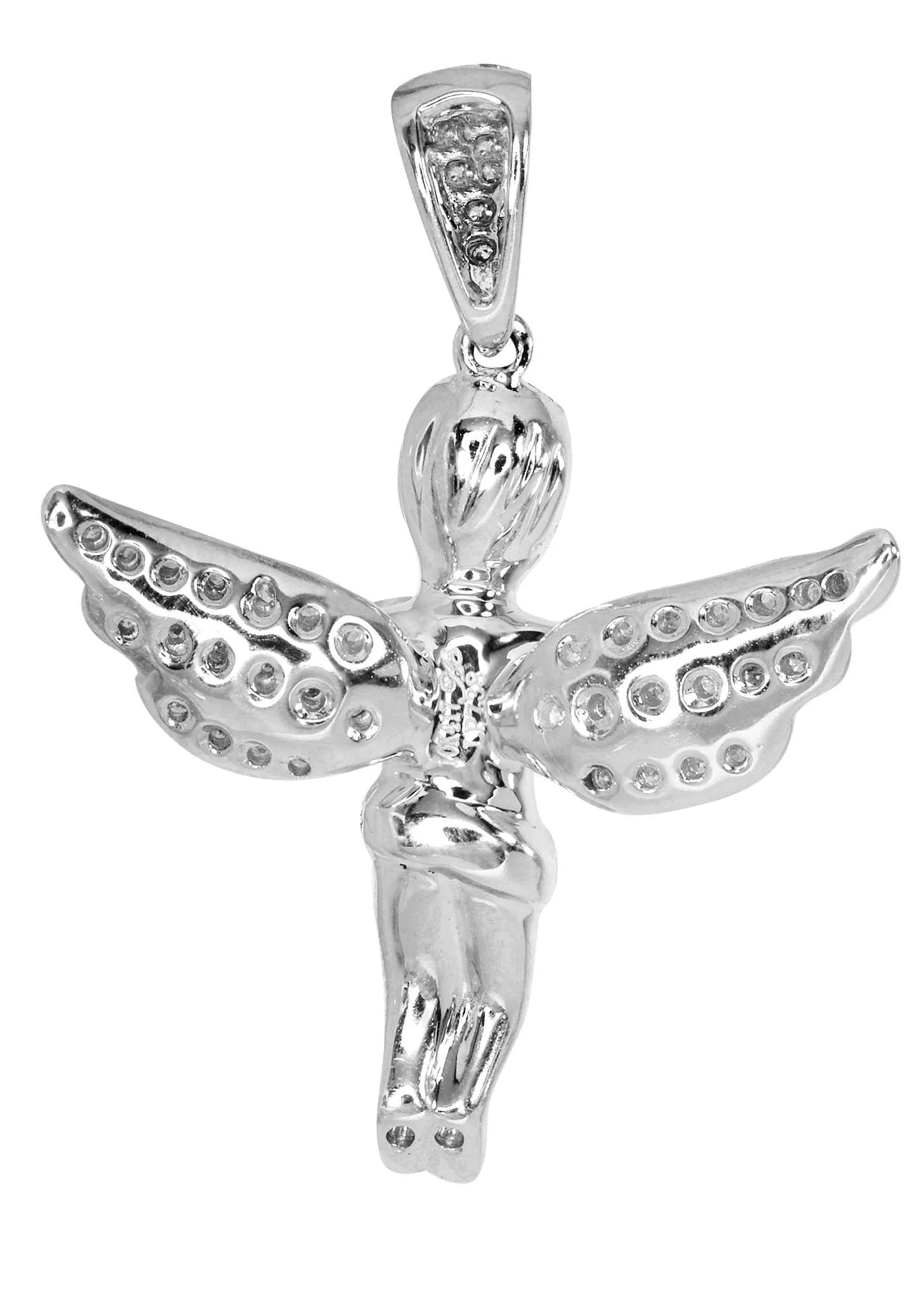 Diamond Angel Pendant | 4.77 Grams | 0.59 Carats - Image 3