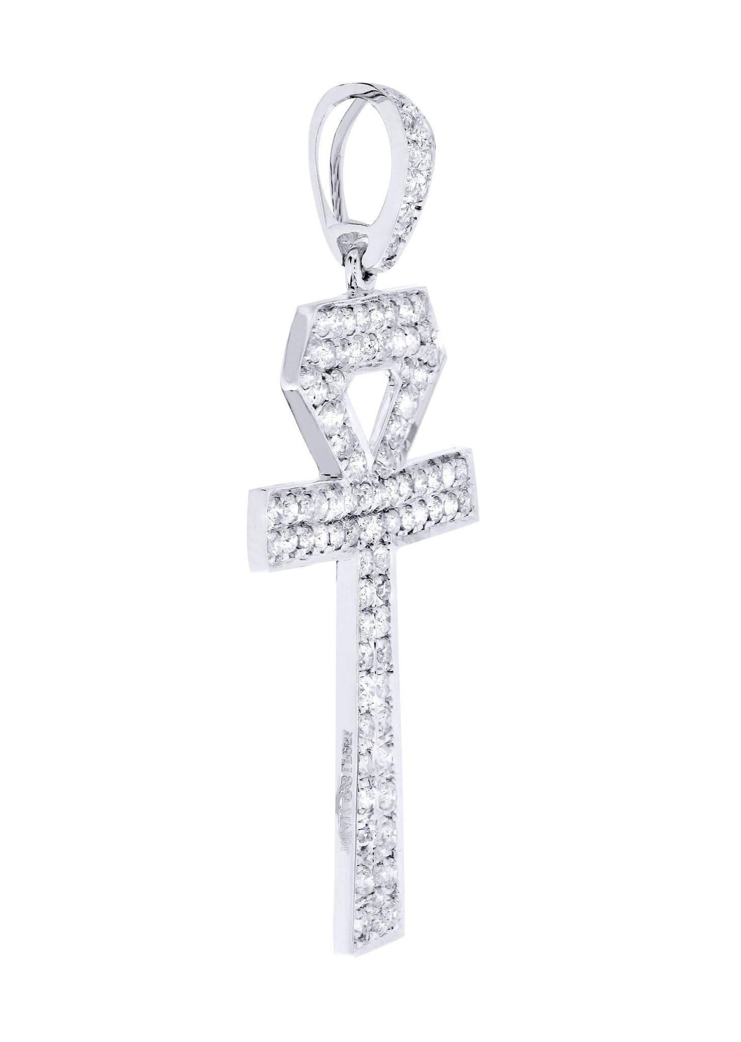 Diamond Ankh Pendant | 1.1 Carats | 2.52 Grams - Image 4