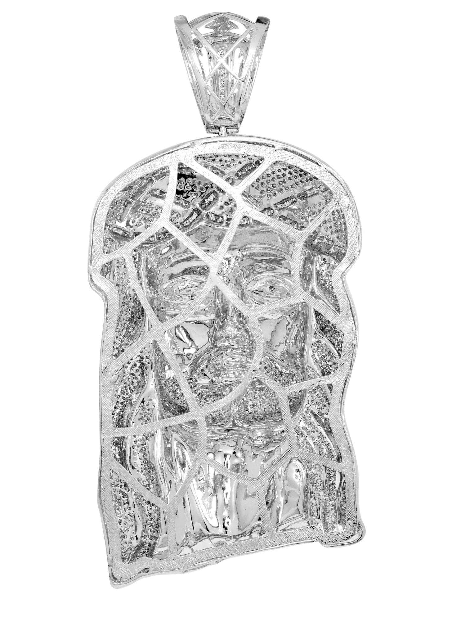 Diamond Jesus Piece | 114 Grams | 13 Carats - Image 4