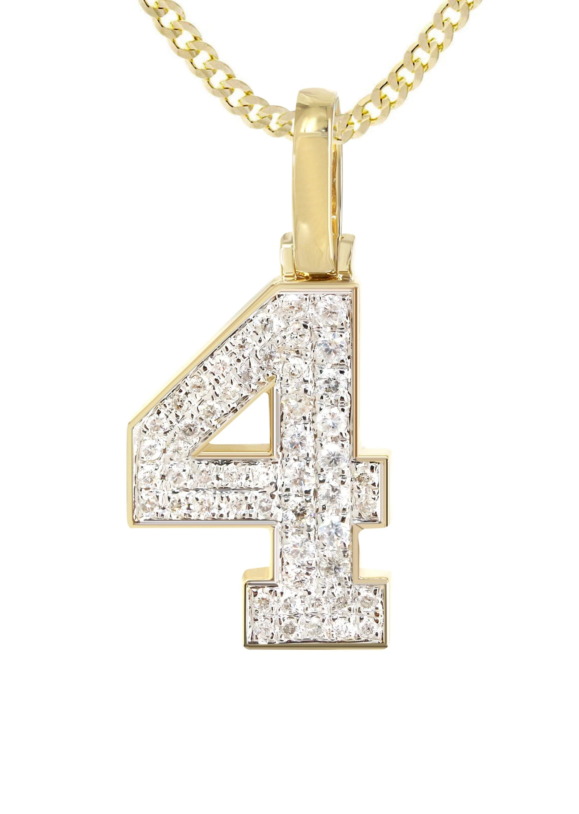 #4 Diamond Pendant Necklace | 0.44 Carats - Image 2