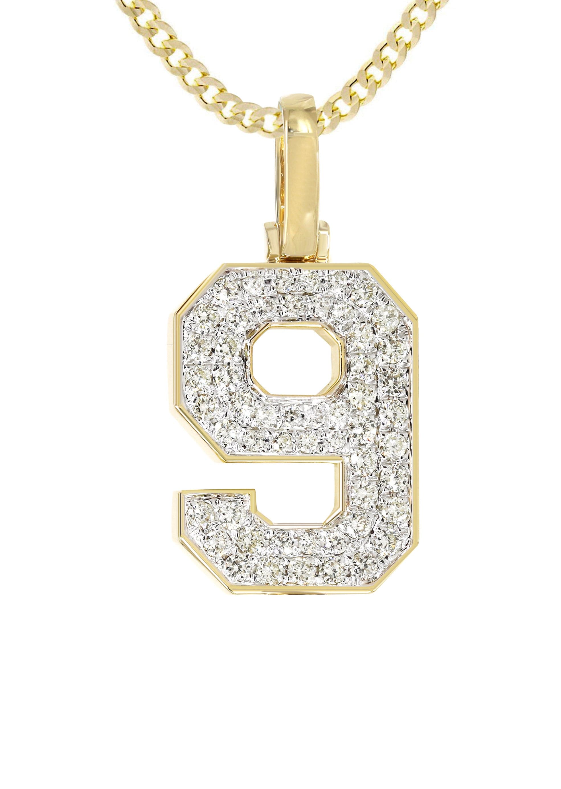 #9 Diamond Pendant Necklace | 0.67 Carats - Image 2