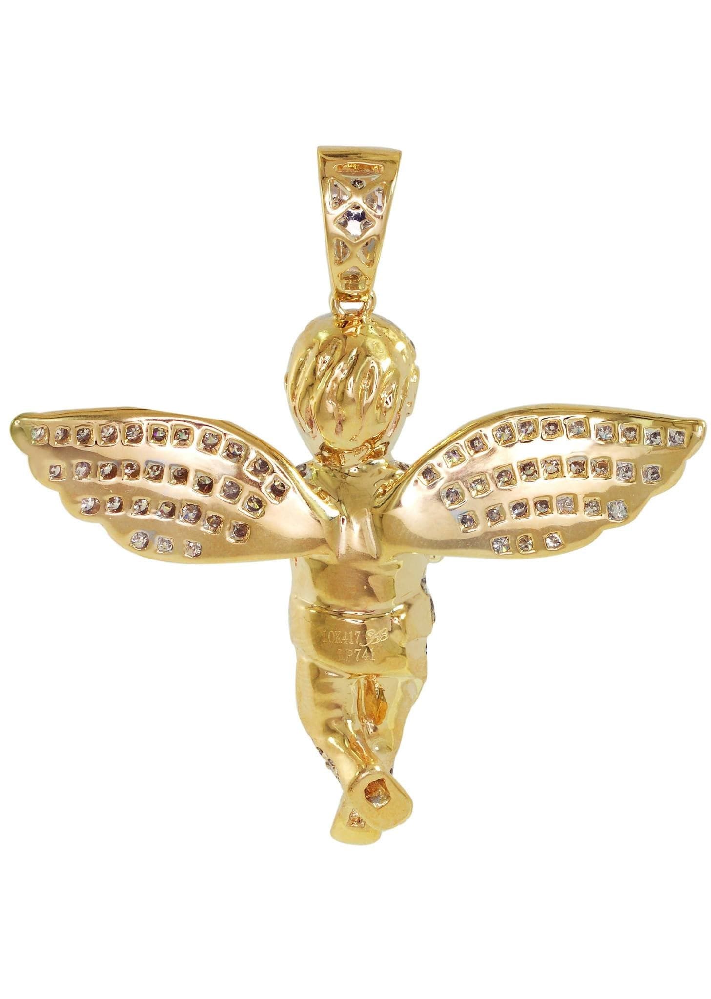 Diamond Angel Pendant | 16.03 Grams | 2.85 Carats - Image 4