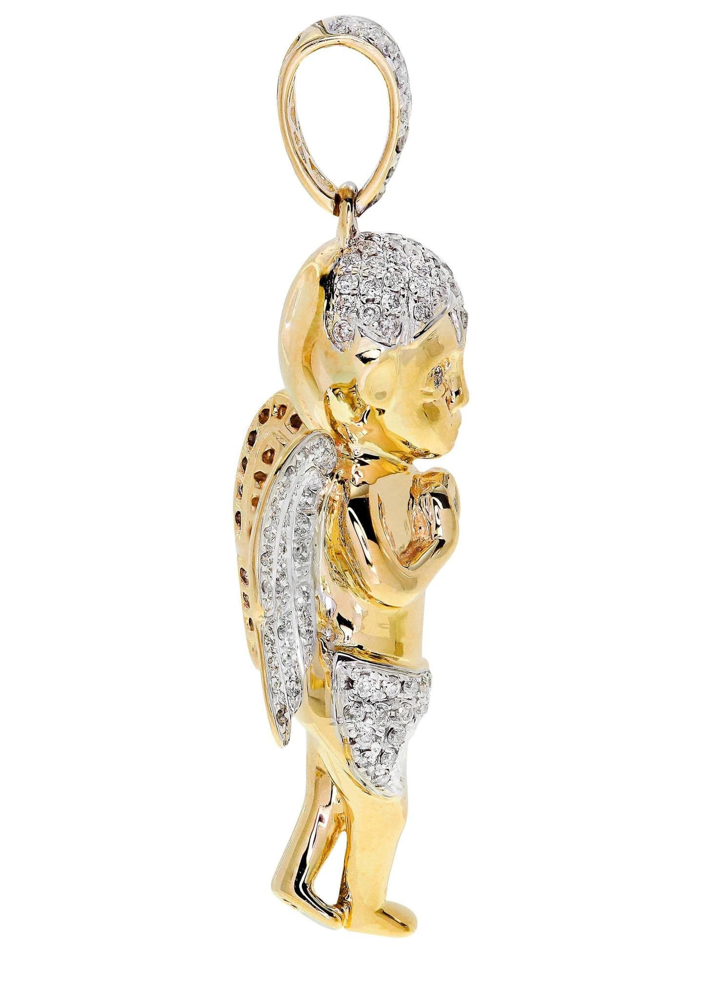 Diamond Angel Pendant | 9.67 Grams | 1 Carats - Image 2