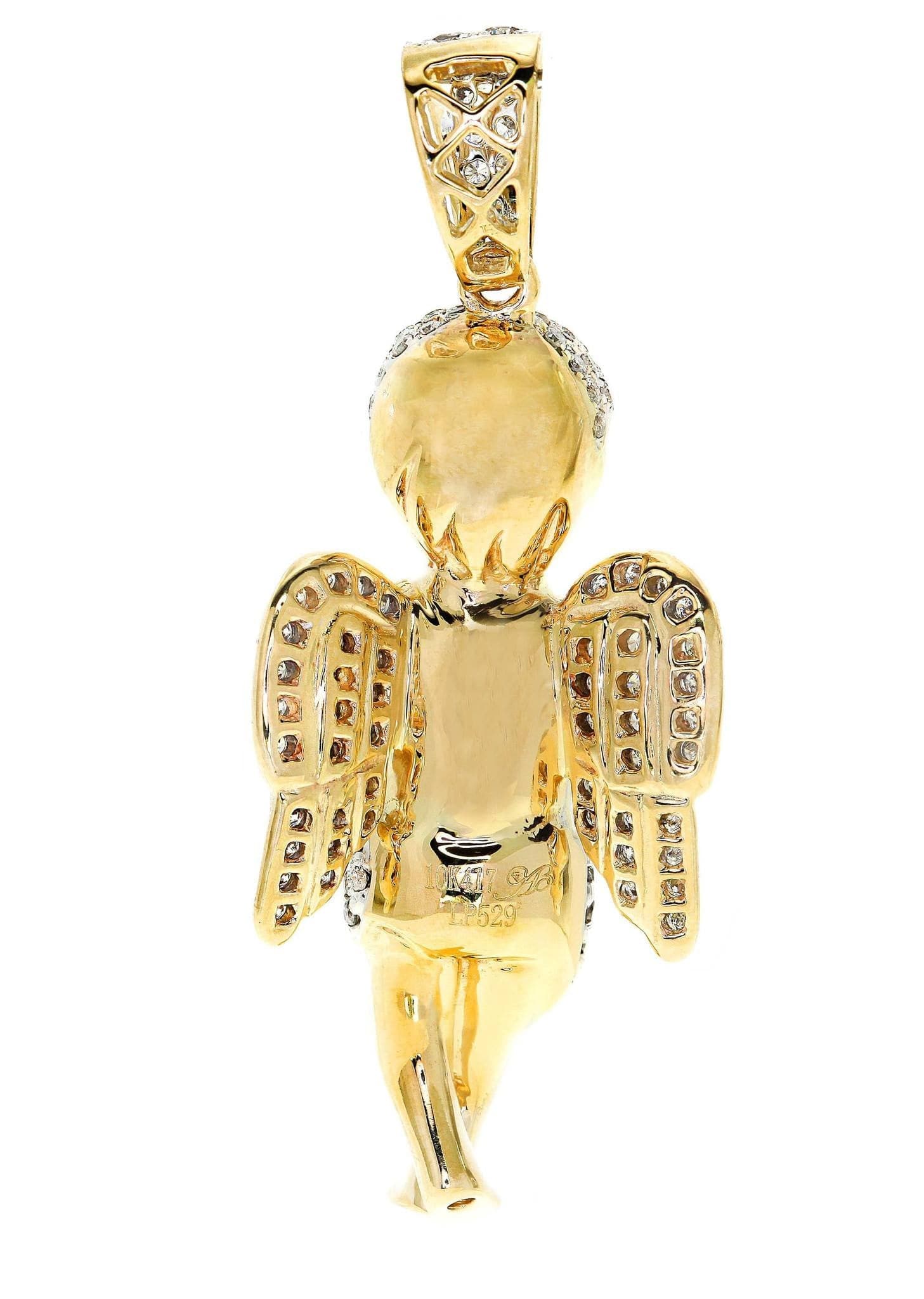 Diamond Angel Pendant | 9.67 Grams | 1 Carats - Image 4