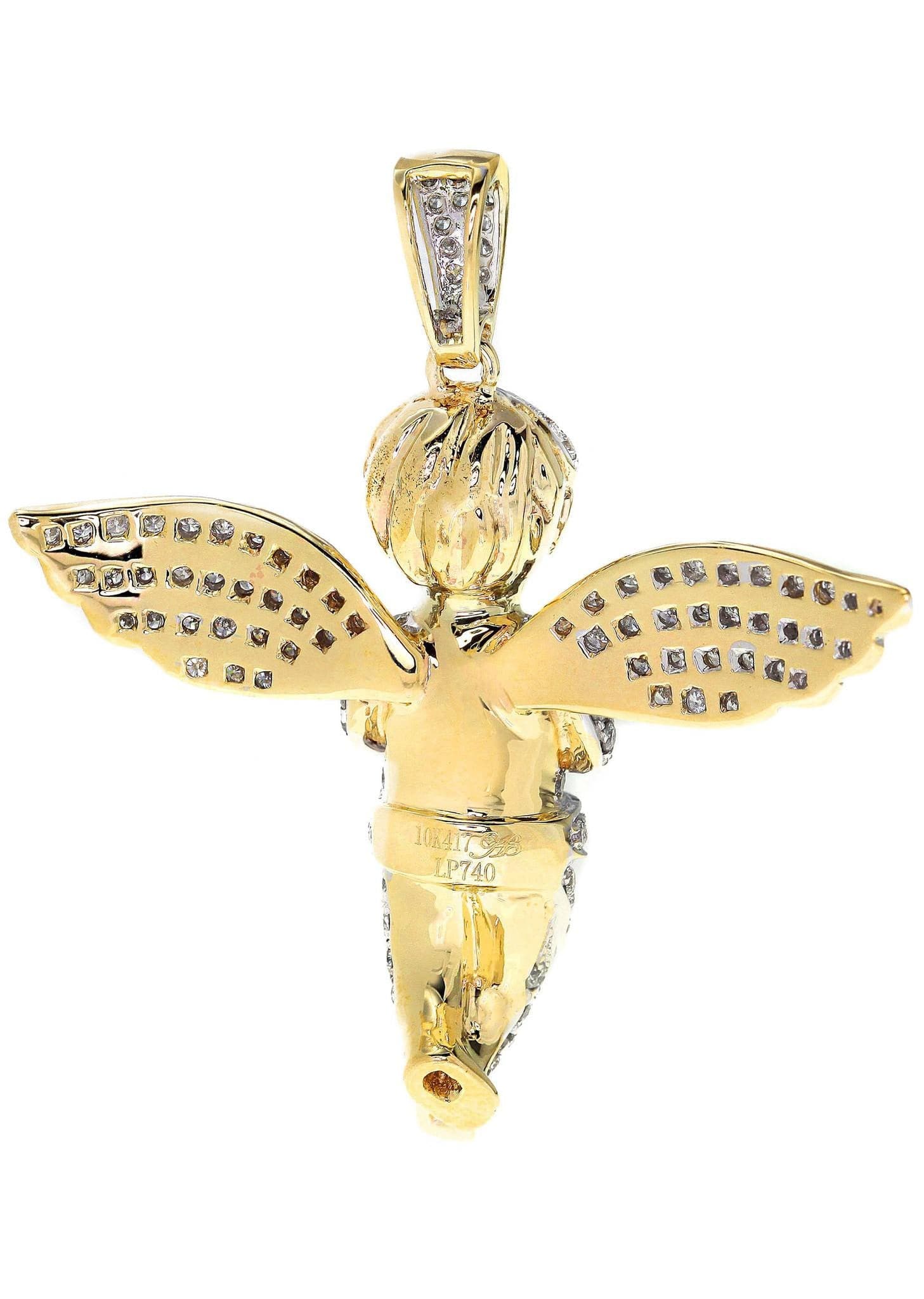 Diamond Angel Pendant | 9.75 Grams | 1.88 Carats - Image 4