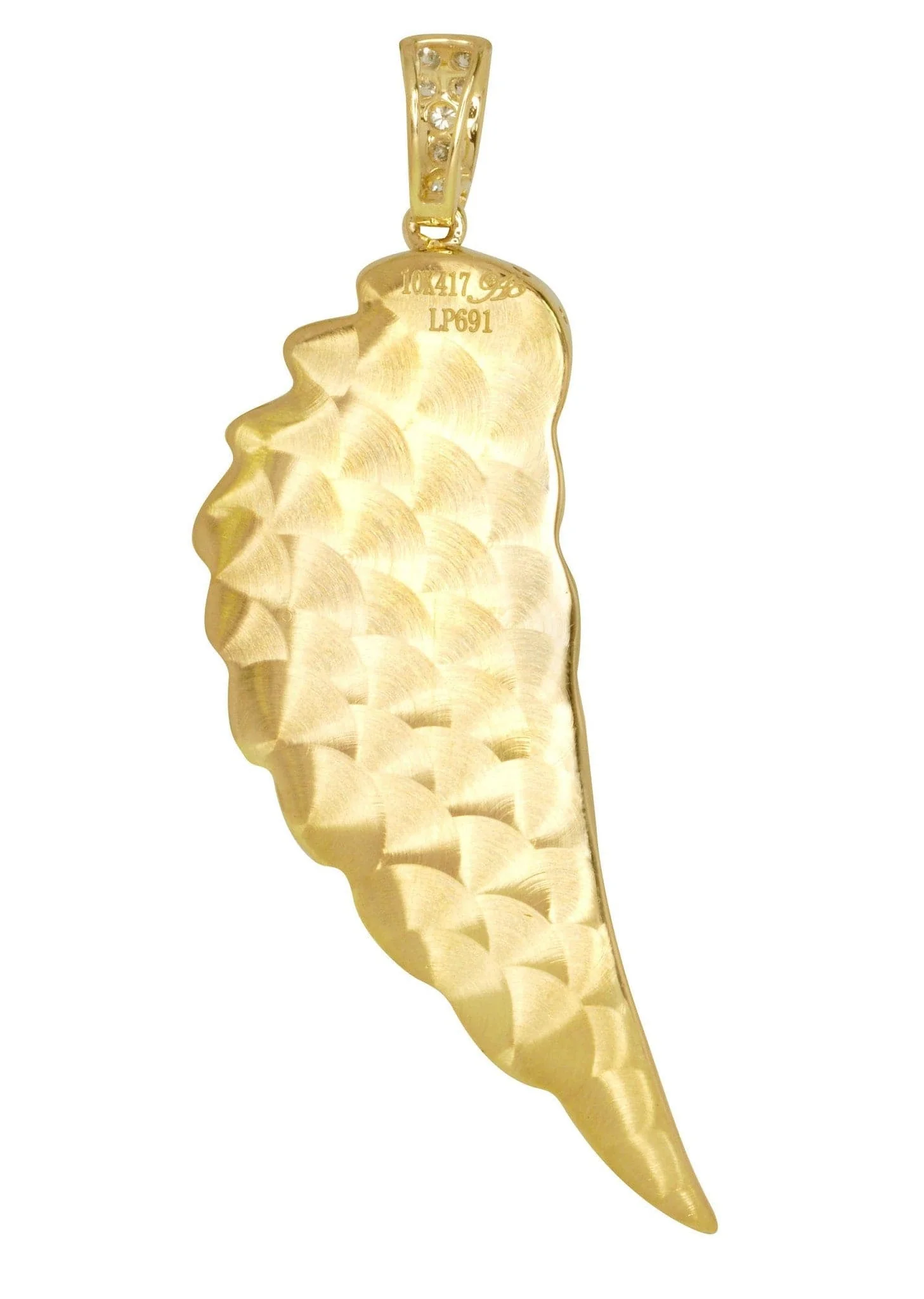 Diamond Angel Wing Pendant | 9.13 Grams | 1.5 Carats - Image 4