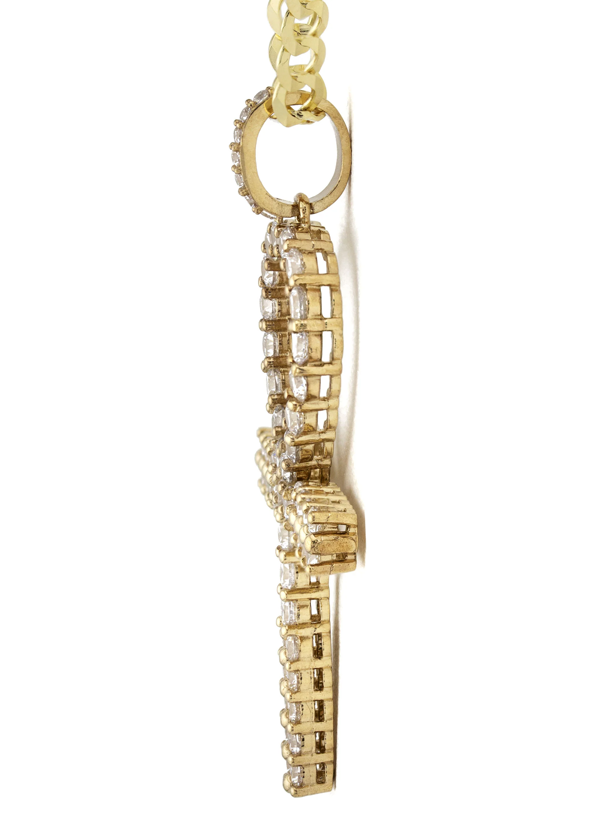 10K Yellow Gold Ankh Necklace | Small 9 Grams - Large 26 Grams - Image 4