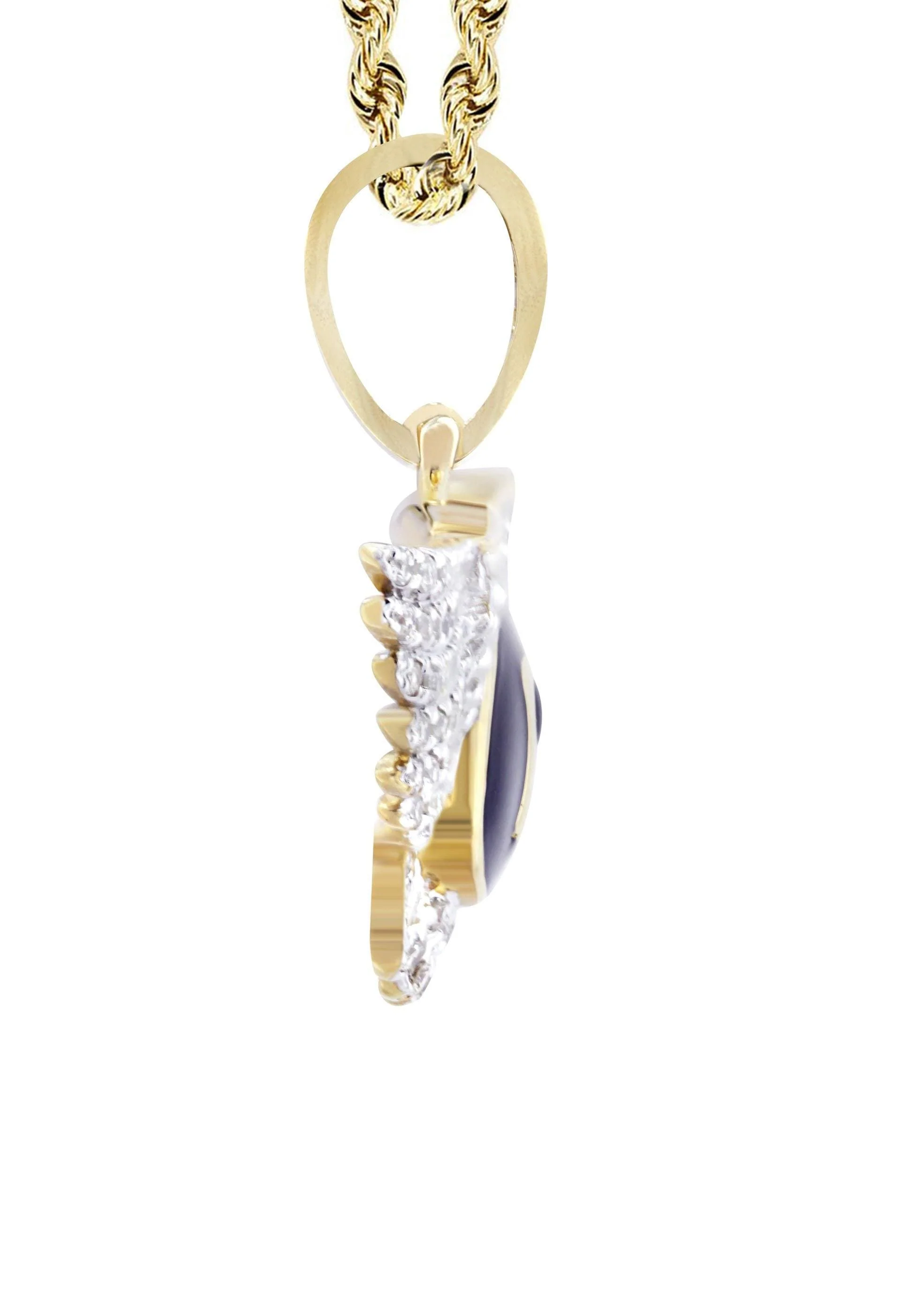 10K Yellow Gold Bentley Diamond Necklace | 0.54 Carats - Image 4