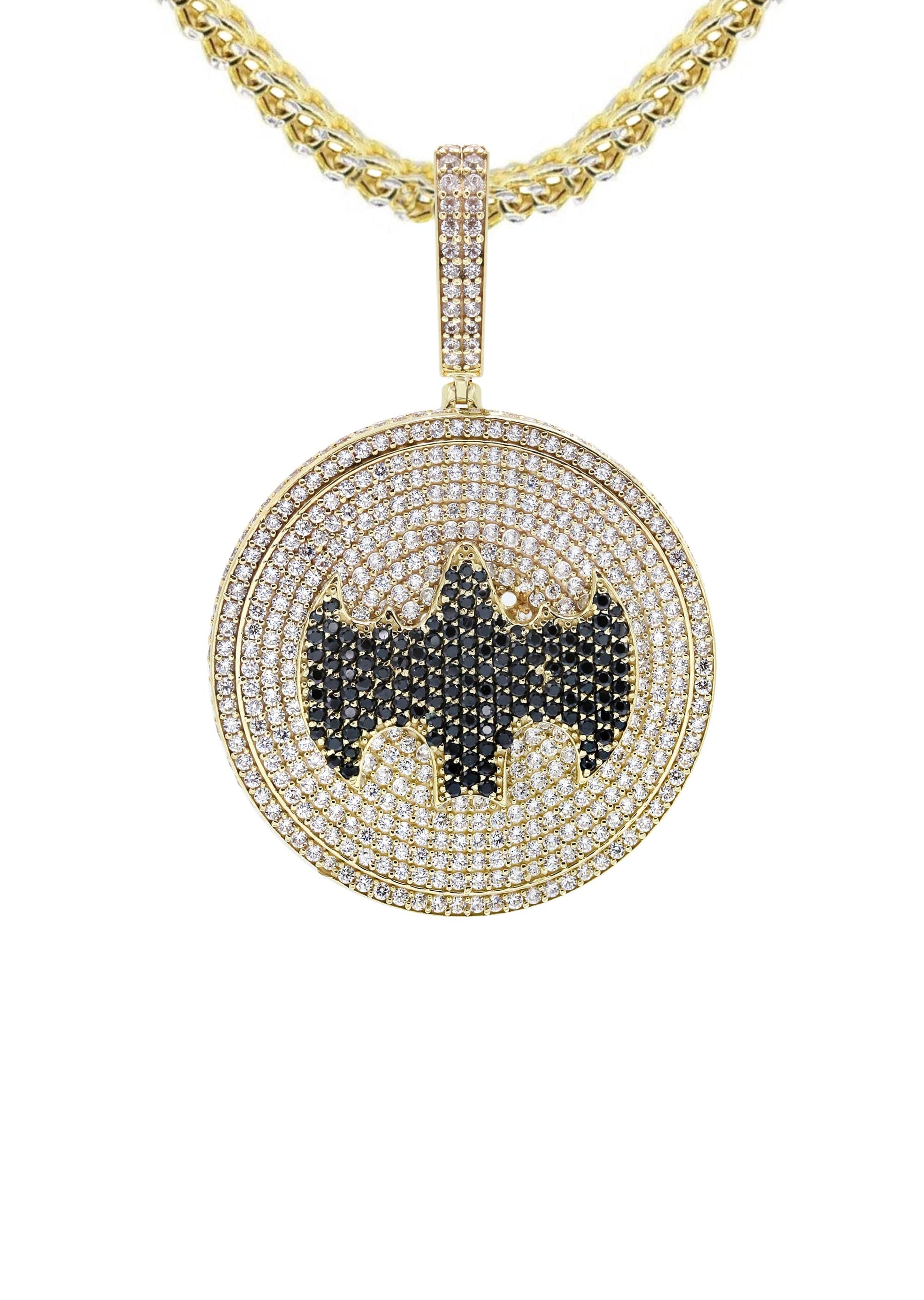10K Yellow Gold Batman Sign Necklace | Appx. 20.6 Grams - Image 2