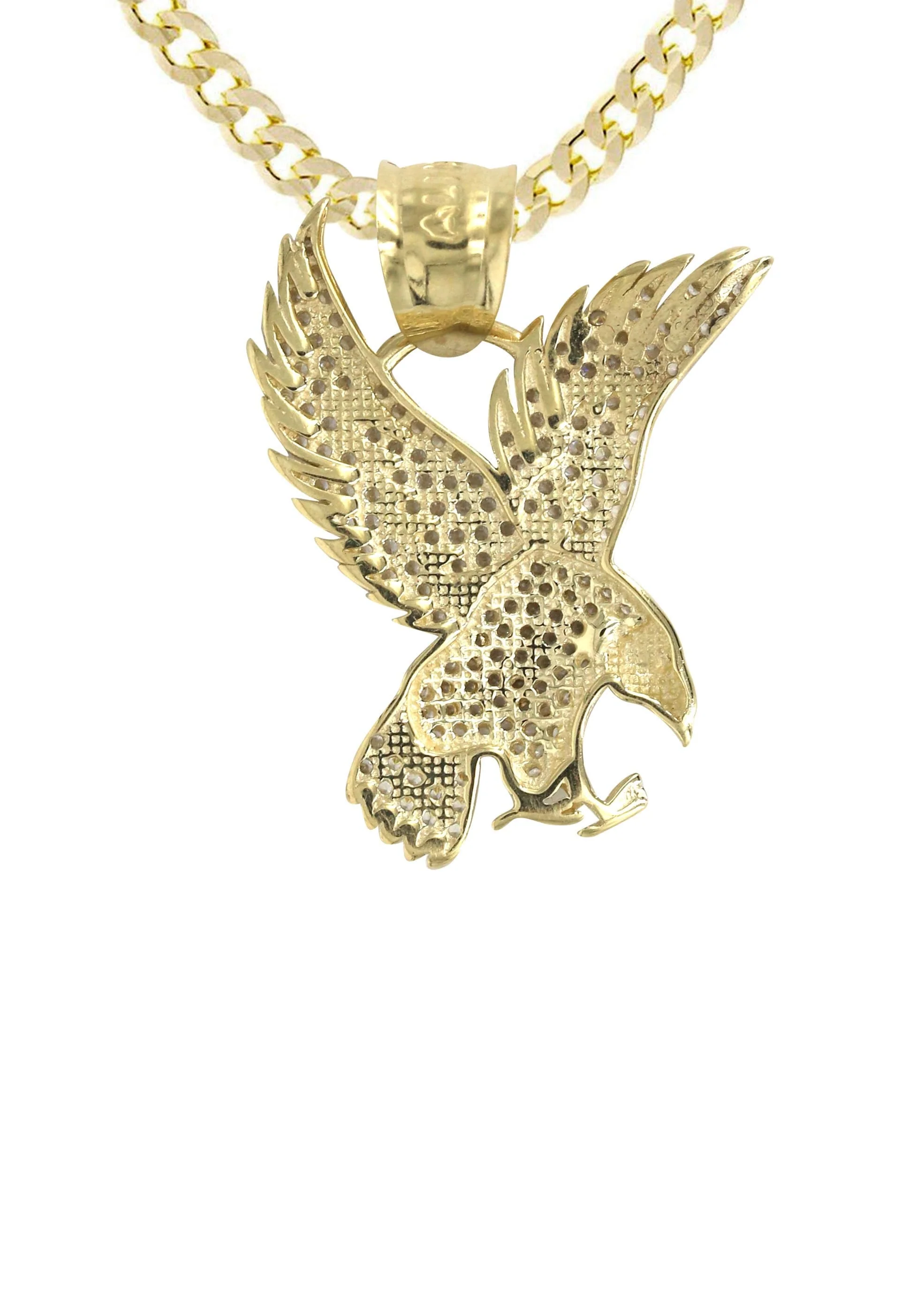 10K Yellow Gold Hawk Necklace | Appx. 13.3 Grams - Image 3
