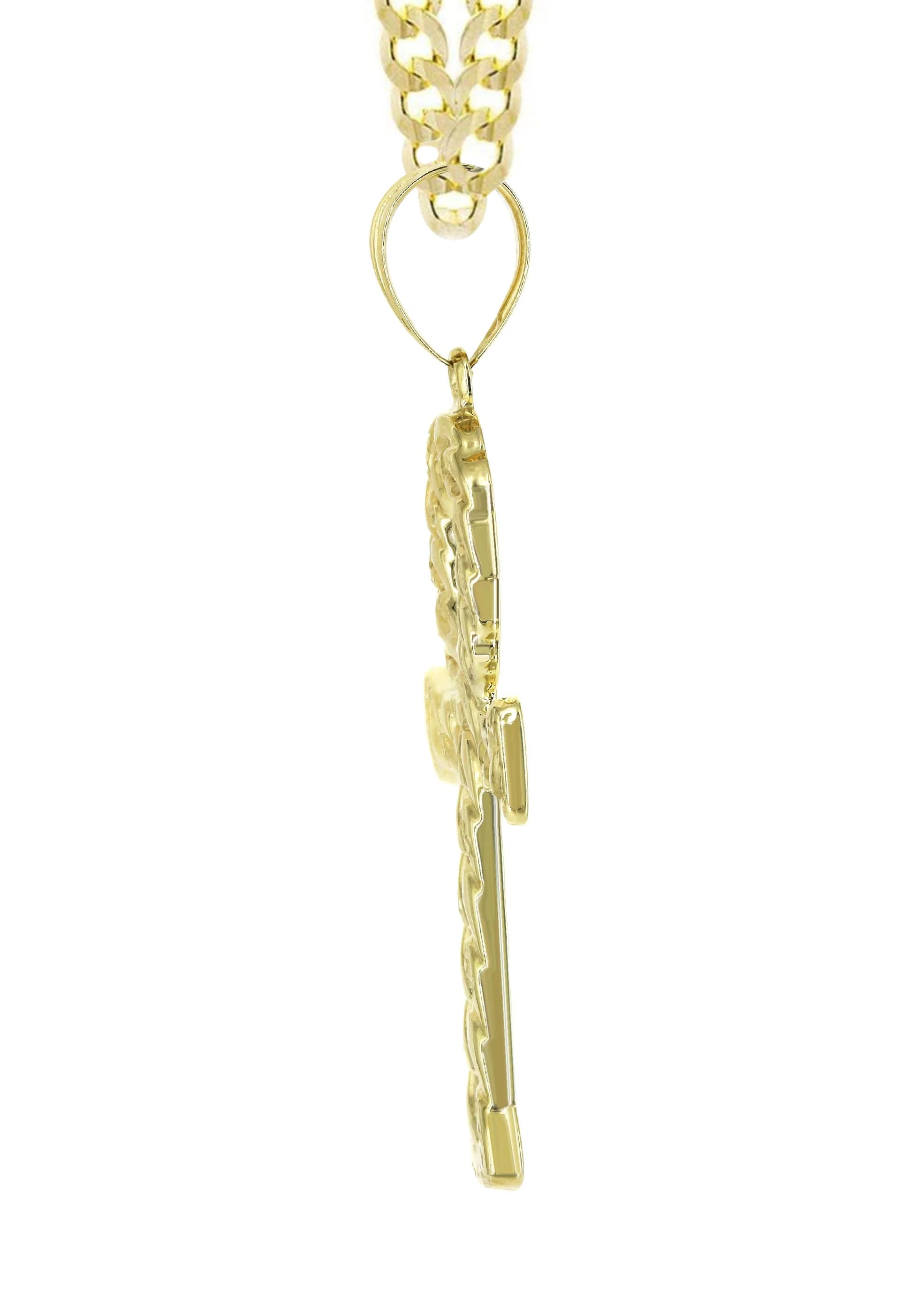 10K Yellow Gold Ankh Necklace | Appx. 13.1 Grams - Image 4
