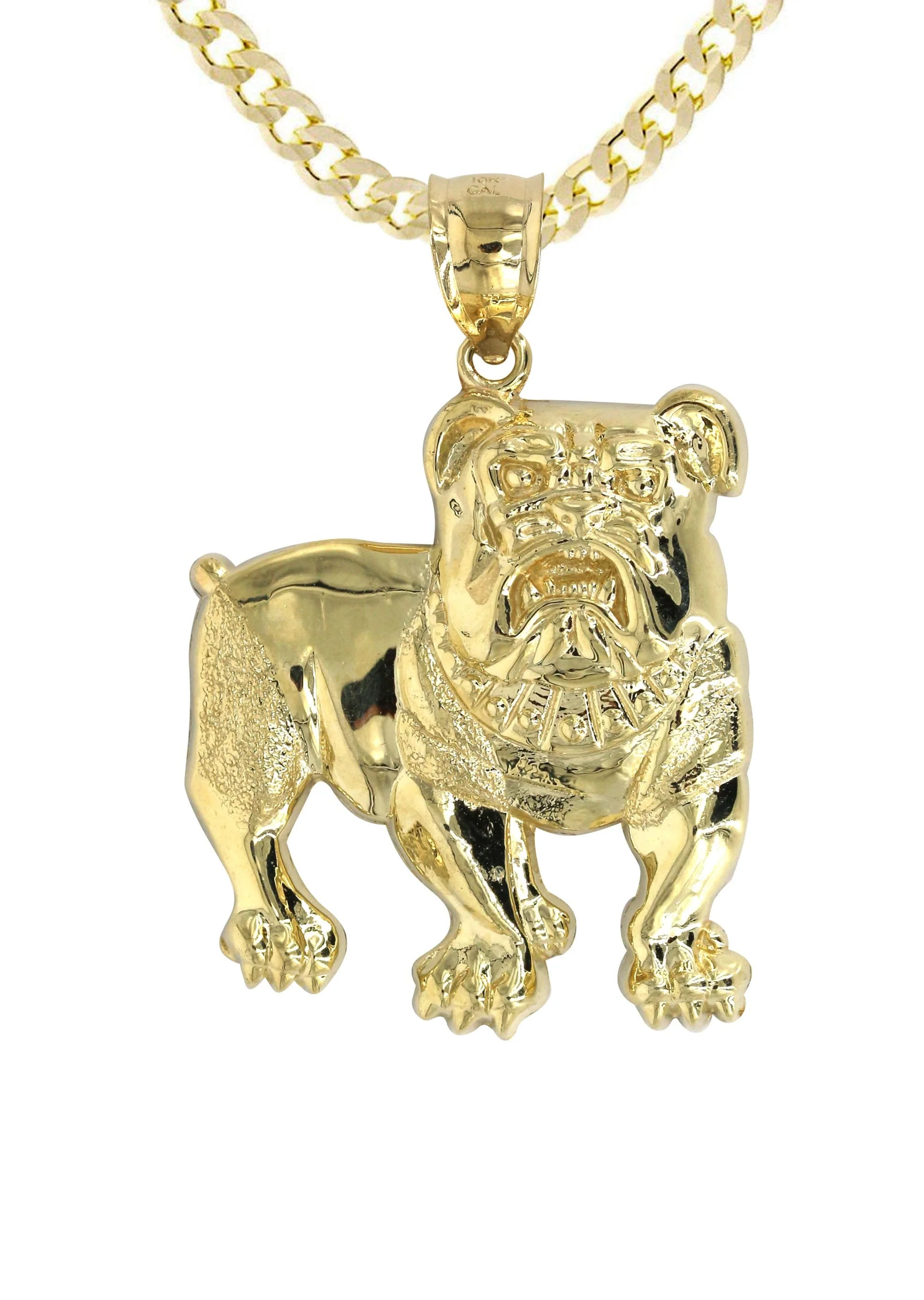 10K Yellow Gold Dog Necklace | Appx. 17.2 Grams - Image 2