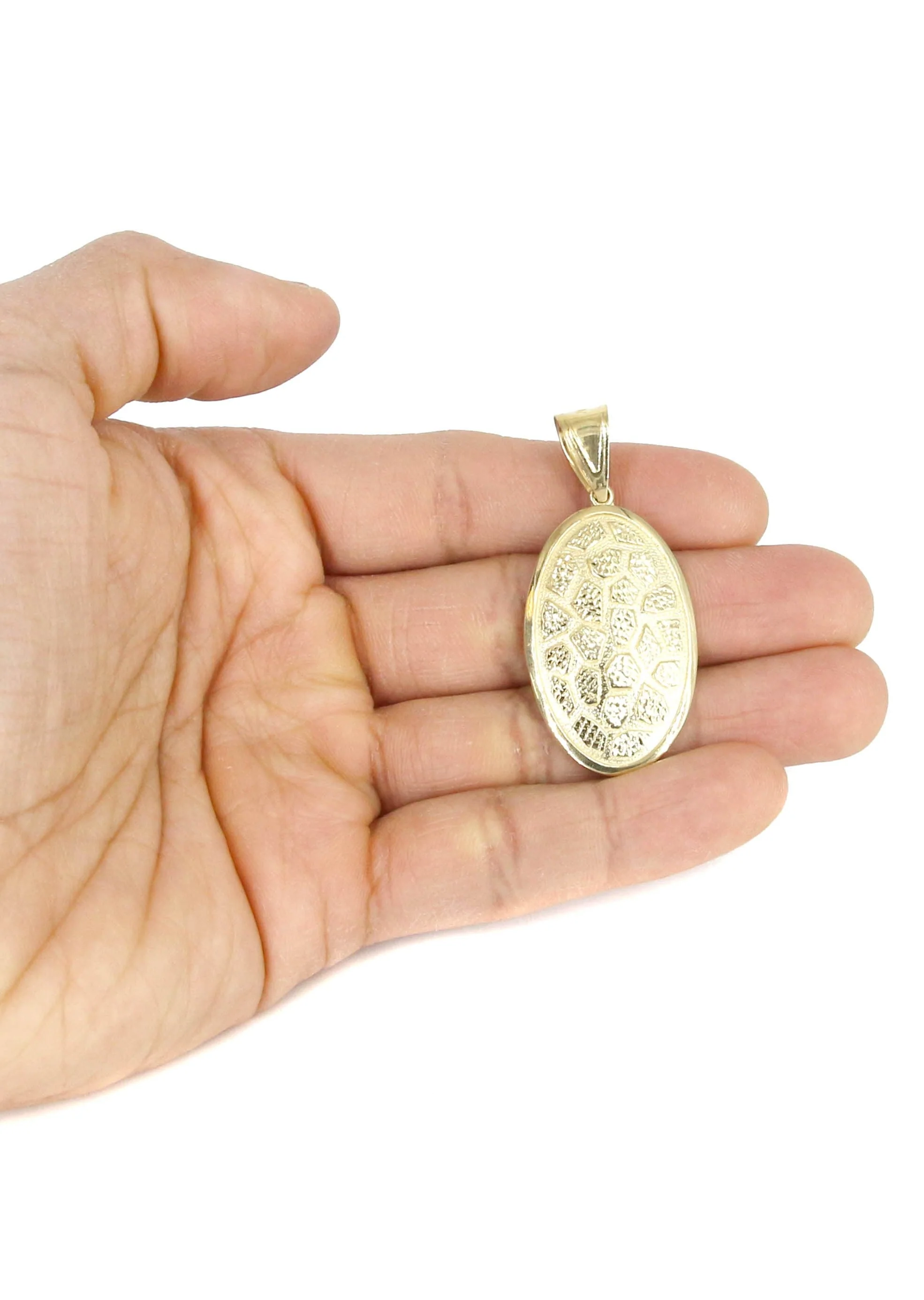 10K Yellow Gold Nugget Necklace | Appx. 15.8 Grams - Image 5