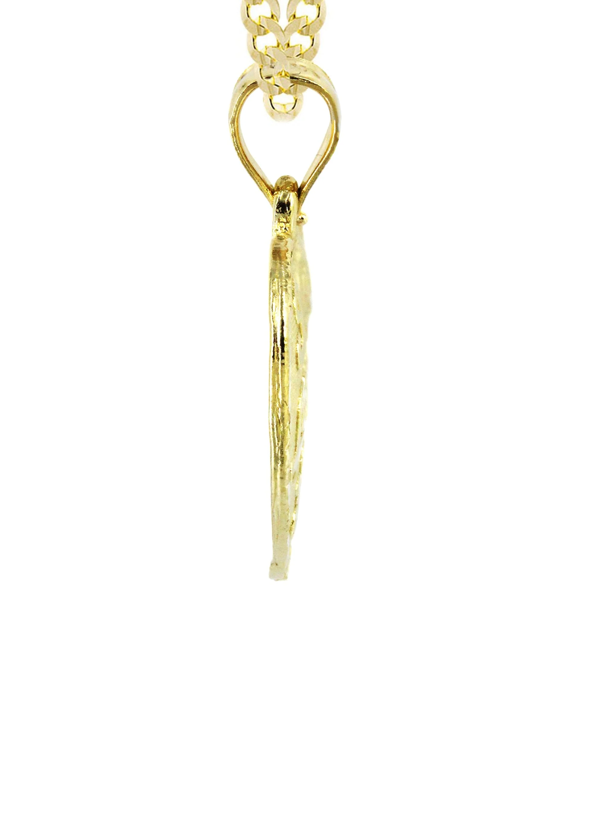 10K Yellow Gold Heart Necklace | Appx. 12.9 Grams - Image 4