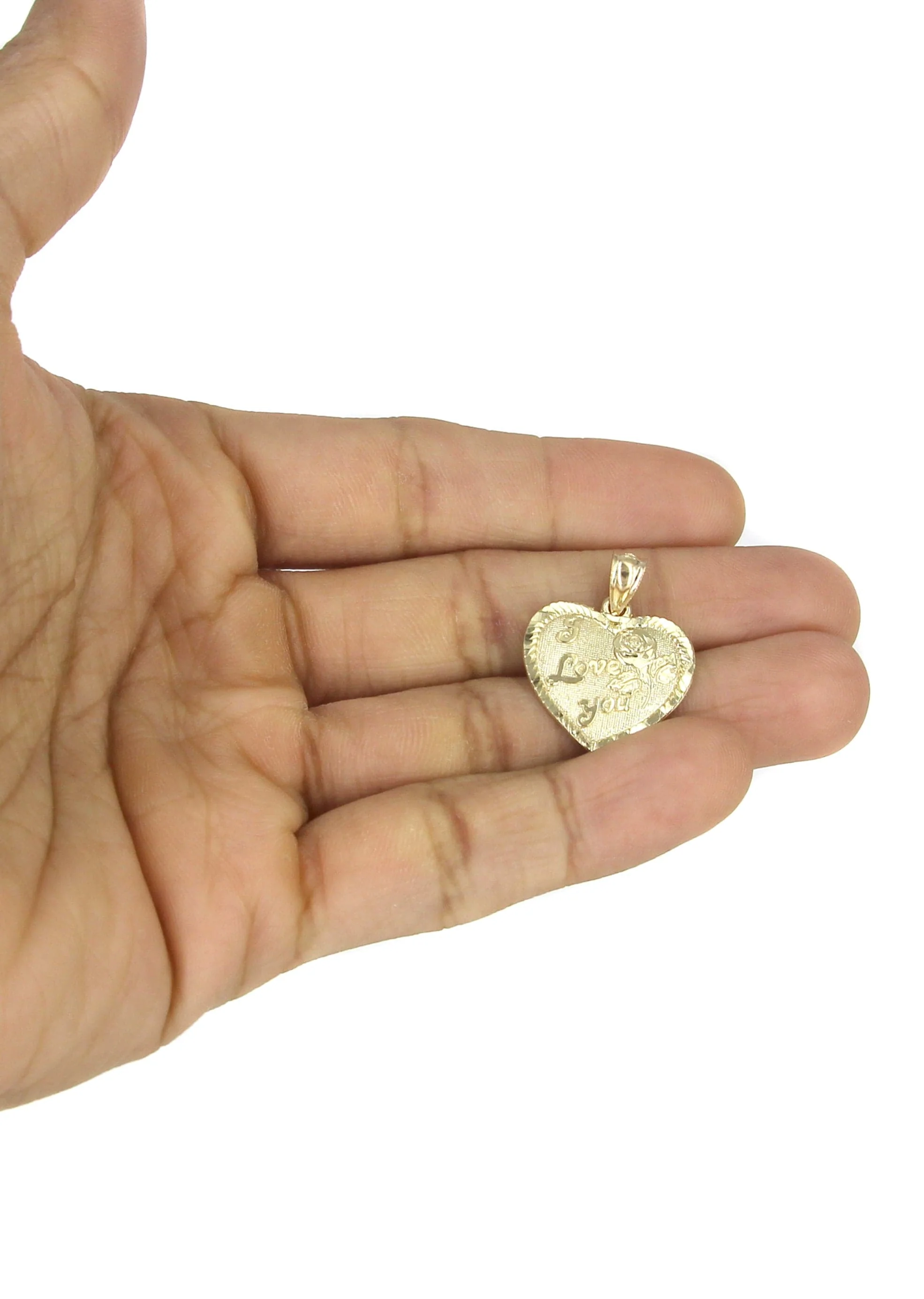 10K Yellow Gold Heart Necklace | Appx. 12.9 Grams - Image 5