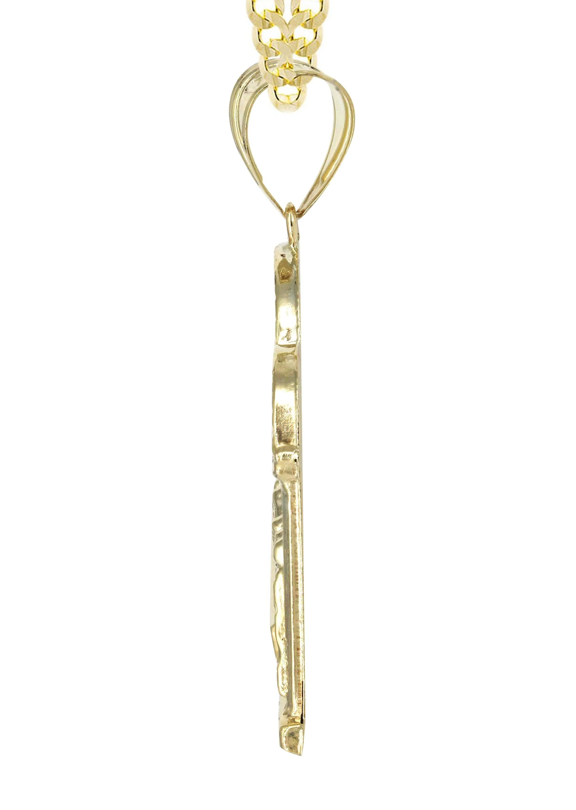 10K Yellow Gold Last Supper Necklace | Appx 18.3 Grams - Image 4