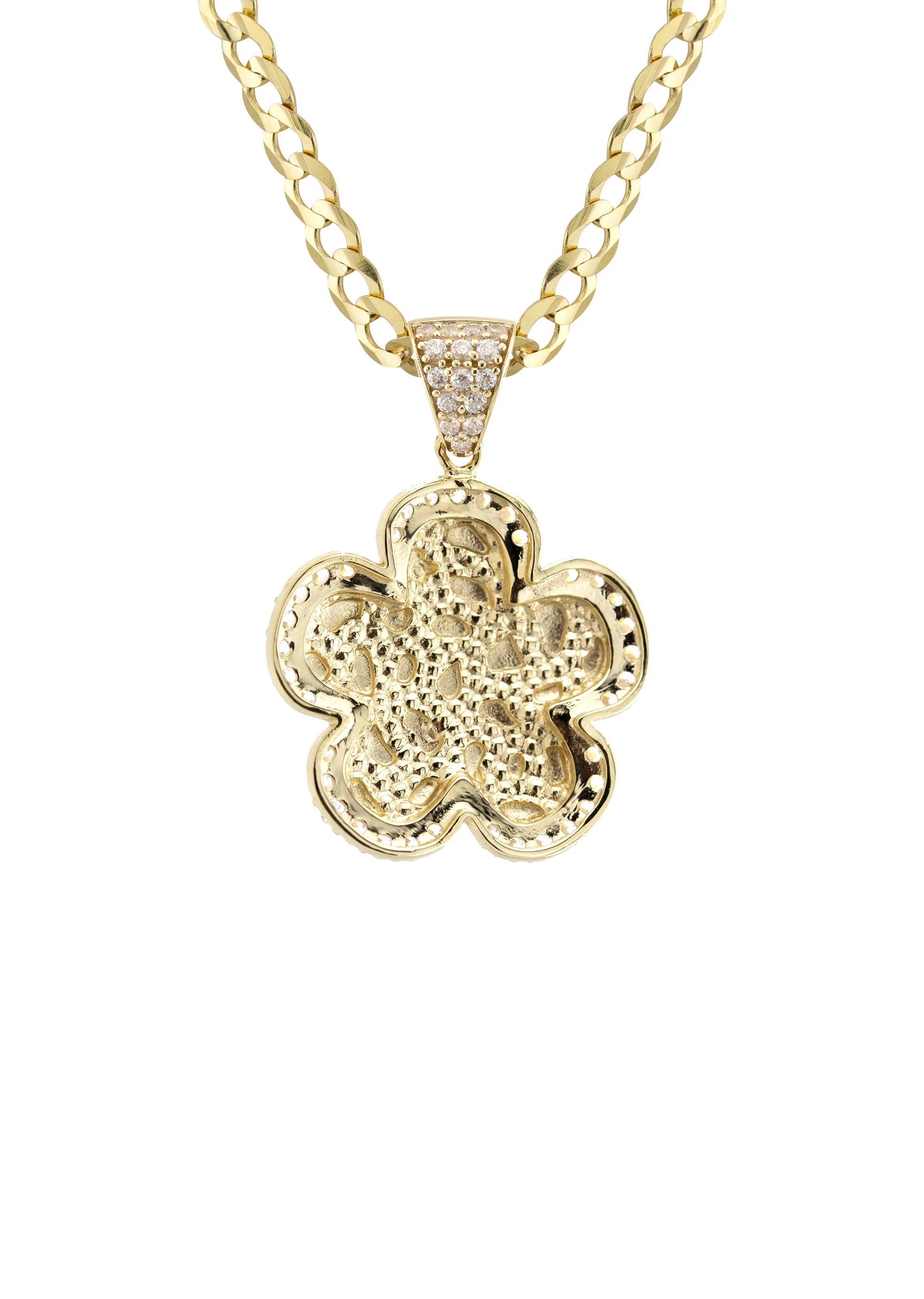 10K Yellow Gold Nugget Necklace | Appx. 3 - 10 Grams - Image 3