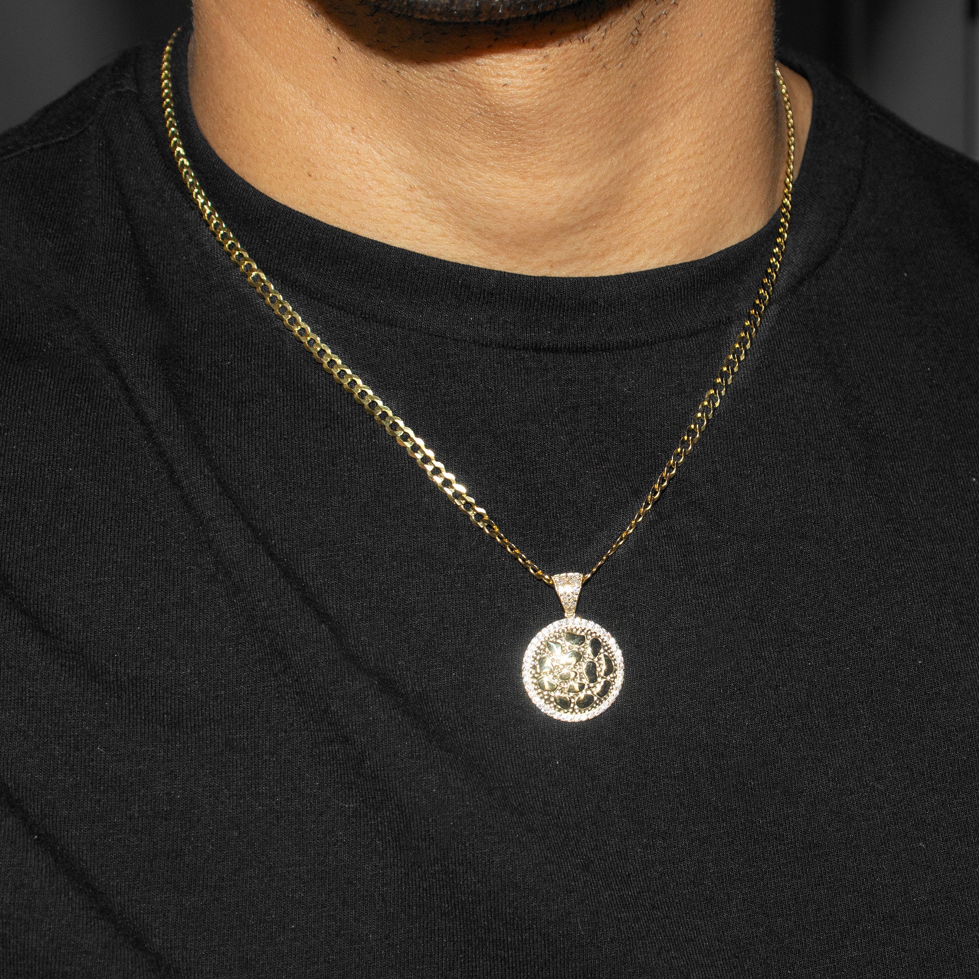 10K Yellow Gold Round Nugget Necklace | Appx. 3 - 10 Grams - Image 5