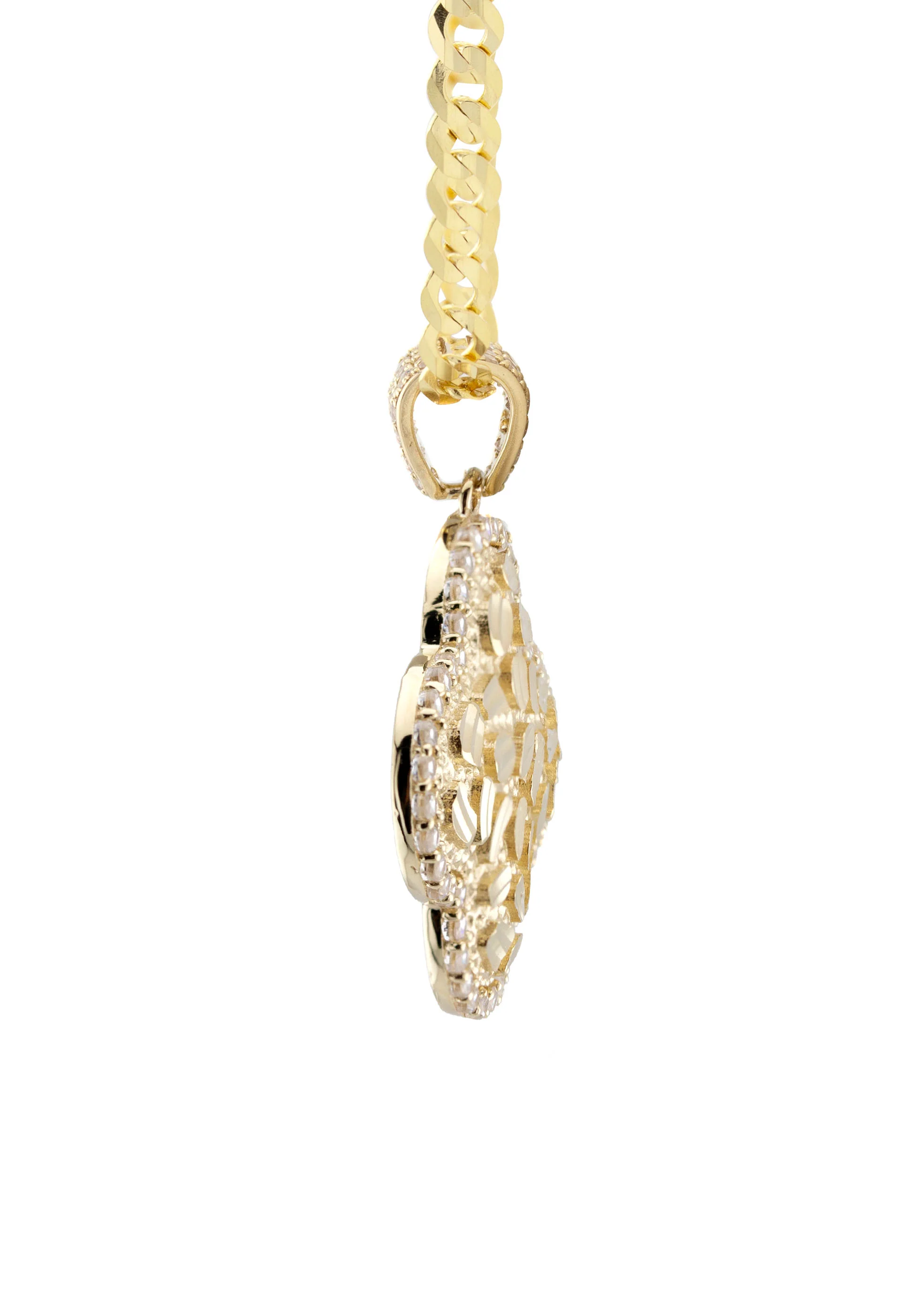 10K Yellow Gold Nugget Necklace | Appx. 4 - 11 Grams - Image 4