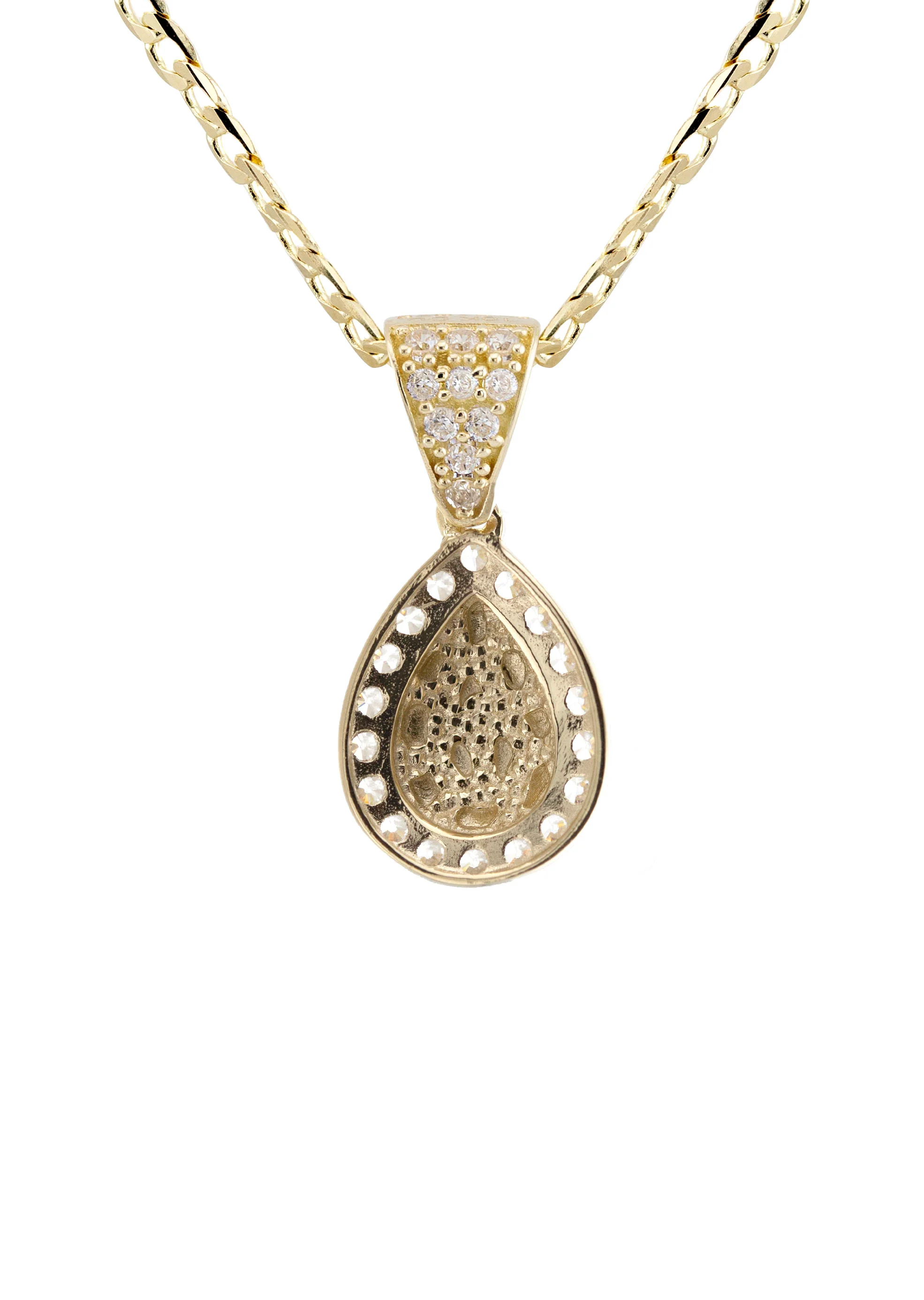 10K Yellow Gold Nugget Necklace | Appx. 1.2 - 5.2 Grams - Image 3