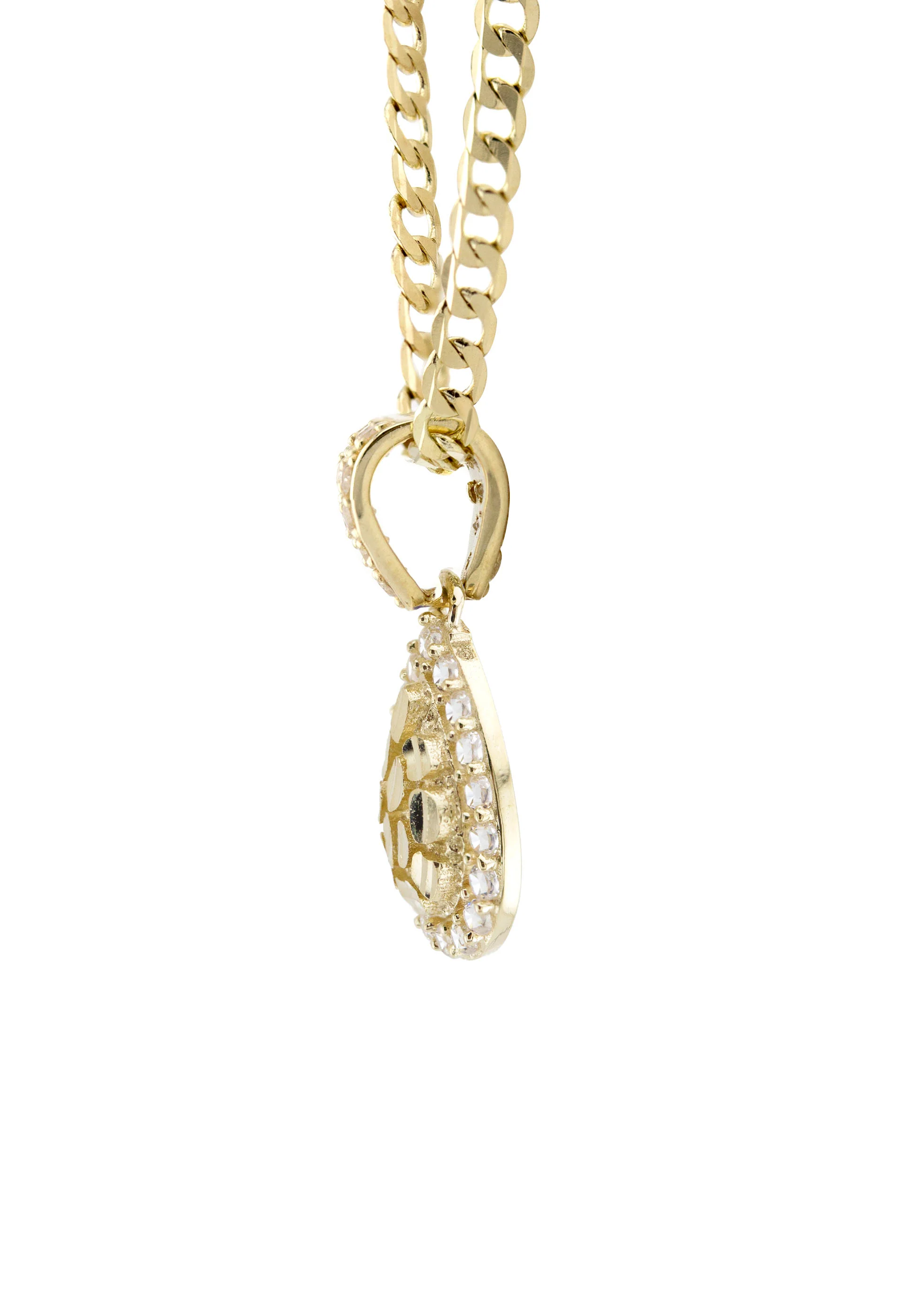 10K Yellow Gold Nugget Necklace | Appx. 1.2 - 5.2 Grams - Image 4
