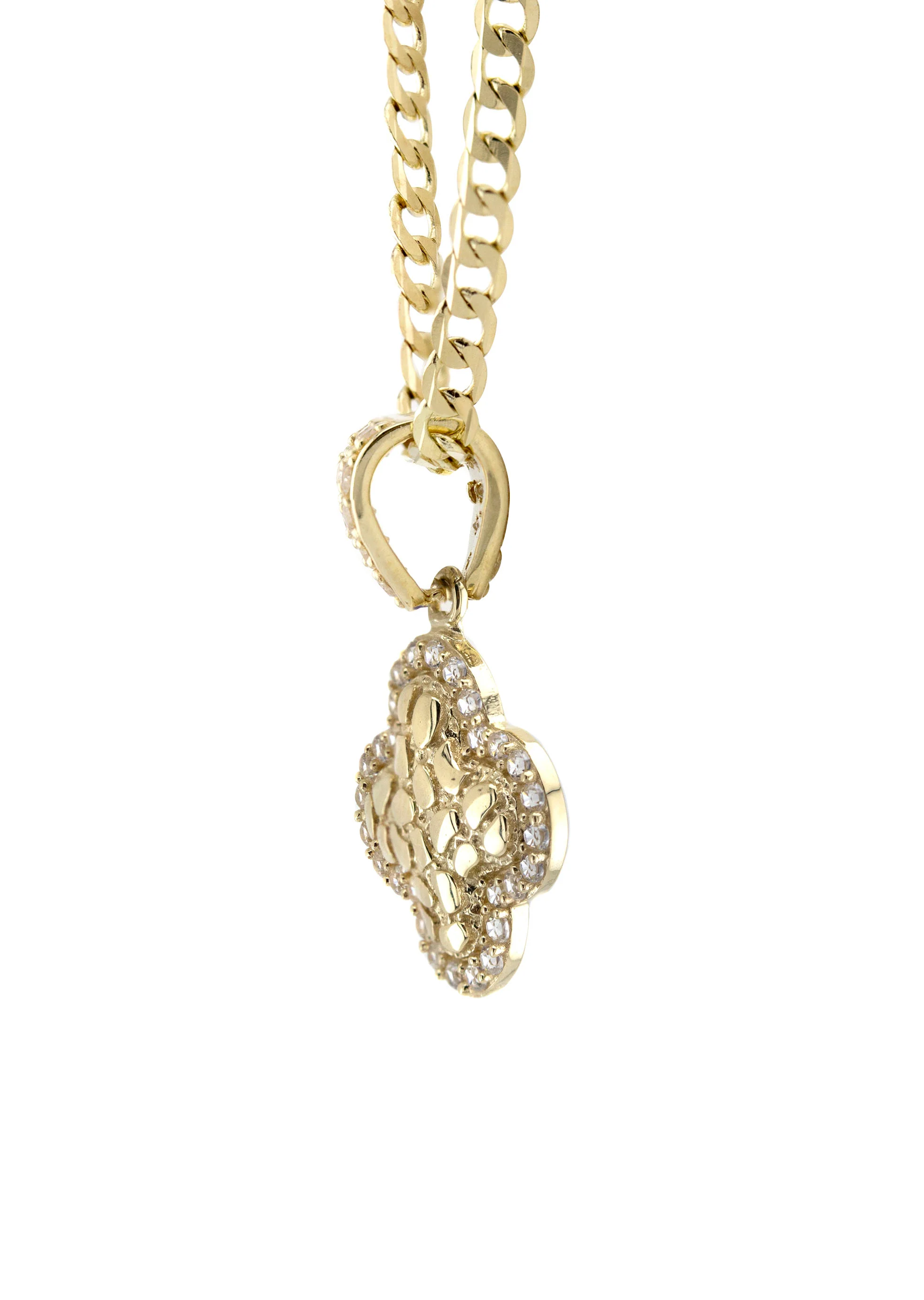 10K Yellow Gold Nugget Necklace | Appx. 1.4 - 5.4 Grams - Image 4