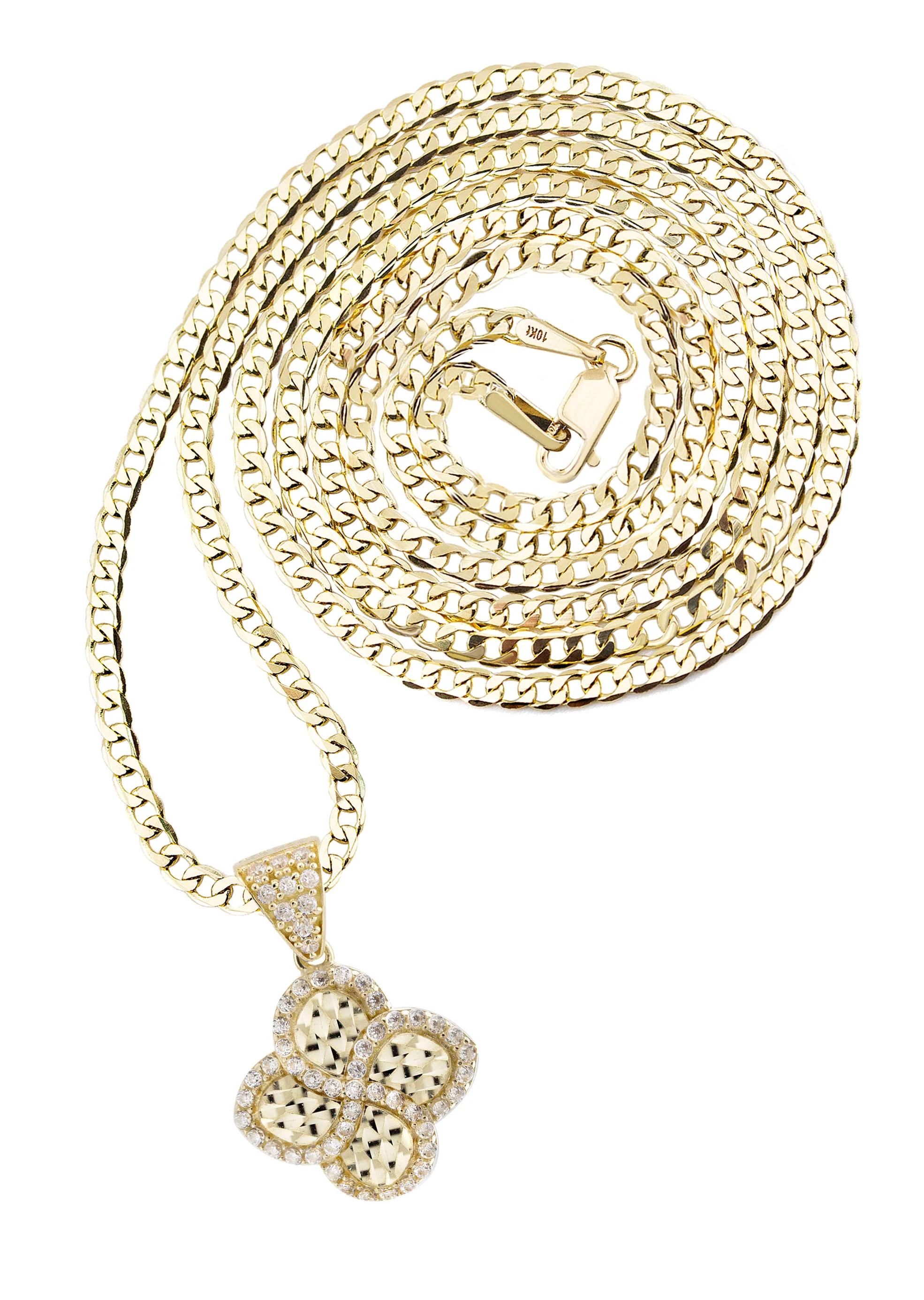 10K Yellow Gold Nugget Necklace | Appx. 1.5 - 5.5 Grams