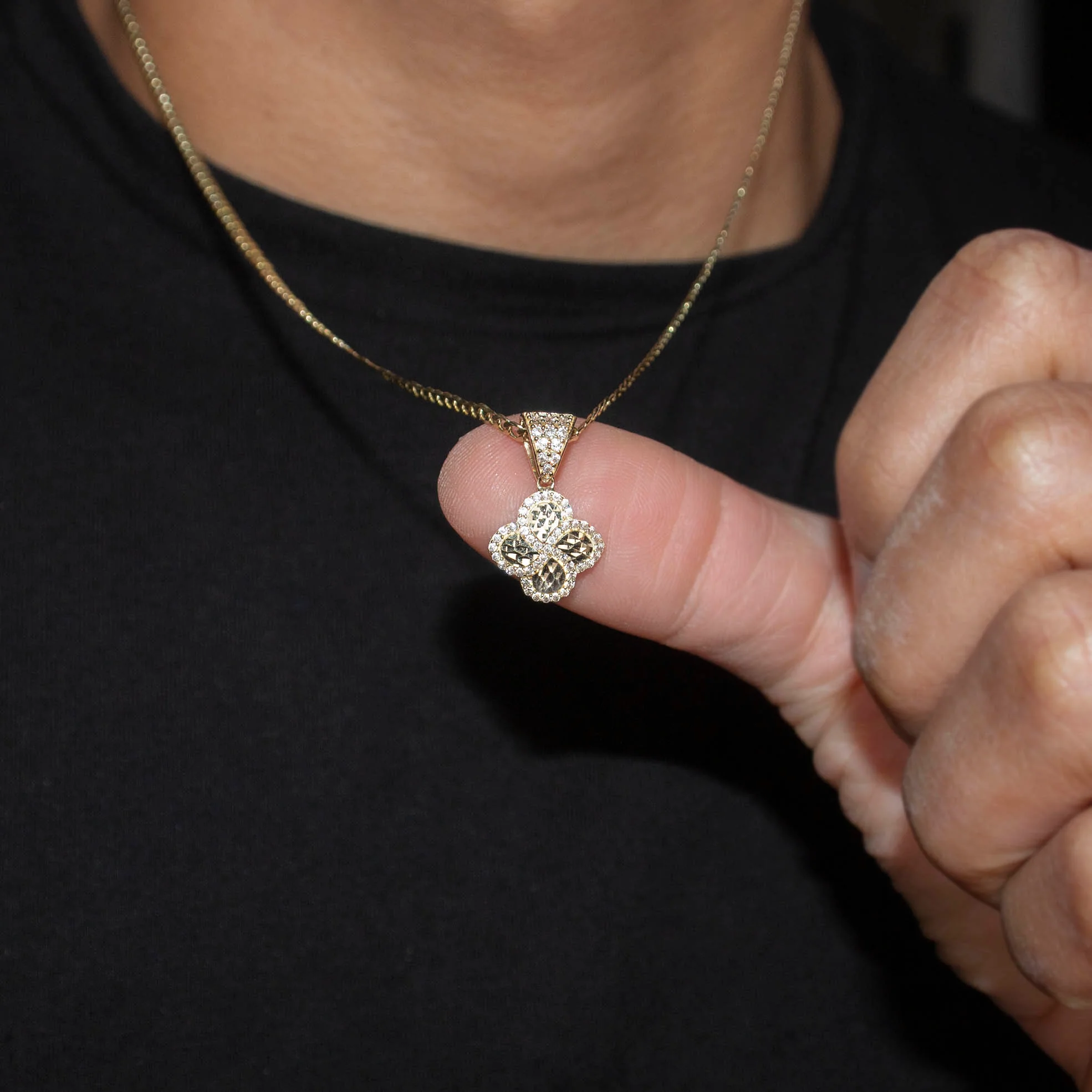 10K Yellow Gold Nugget Necklace | Appx. 1.5 - 5.5 Grams - Image 6