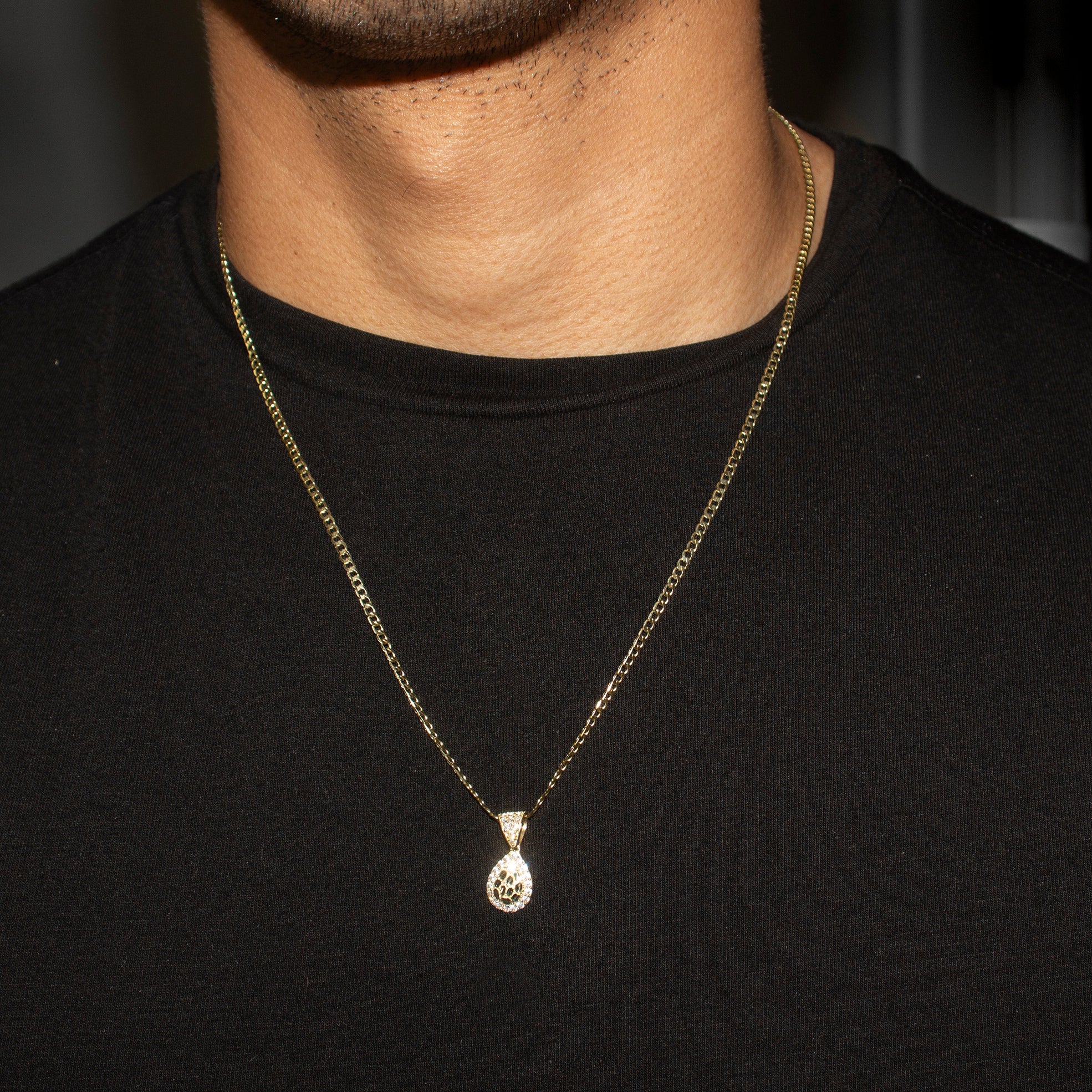 10K Yellow Gold Nugget Necklace | Appx. 1 - 5 Grams - Image 5