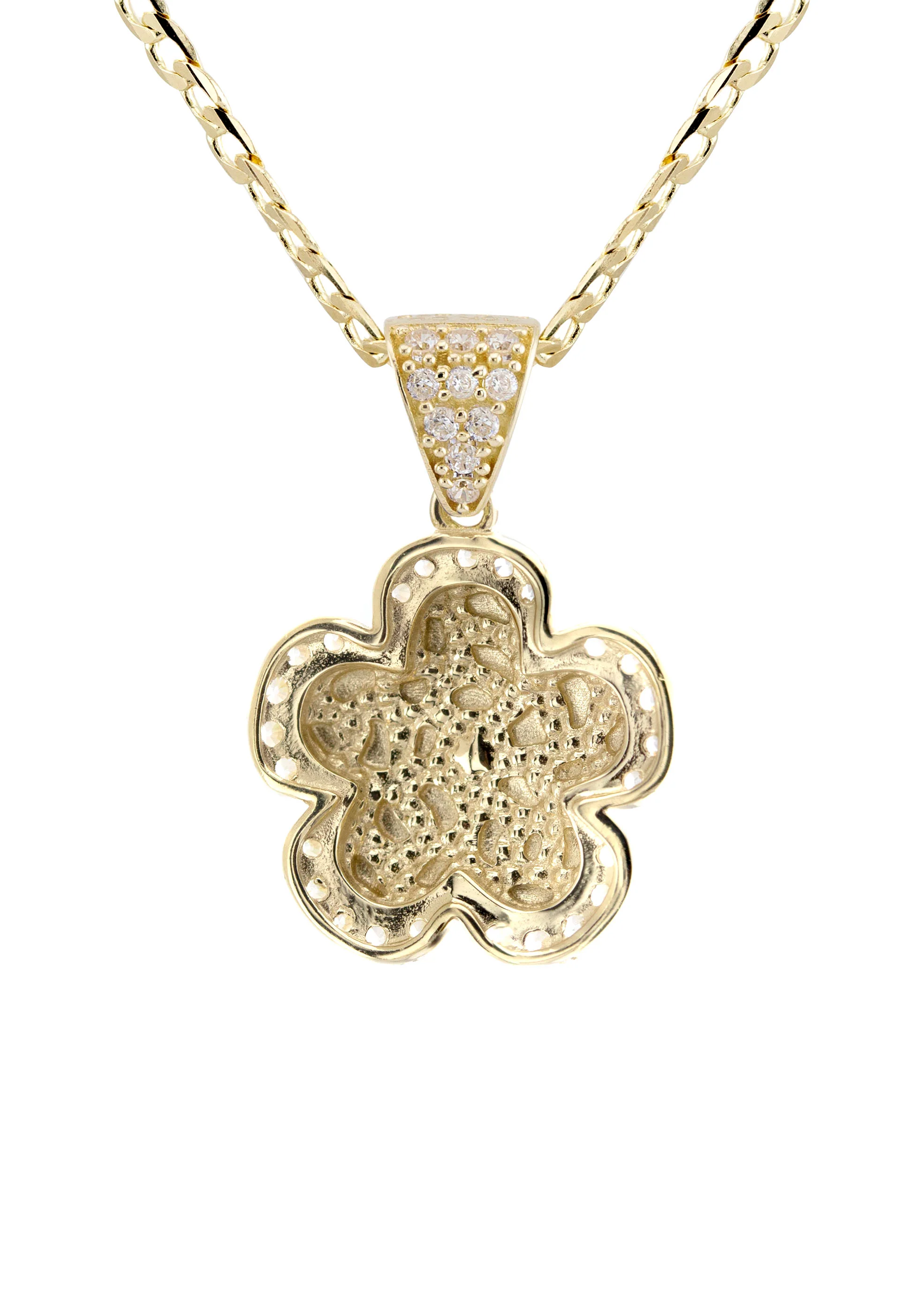10K Yellow Gold Nugget Necklace | Appx. 2 - 6 Grams - Image 3