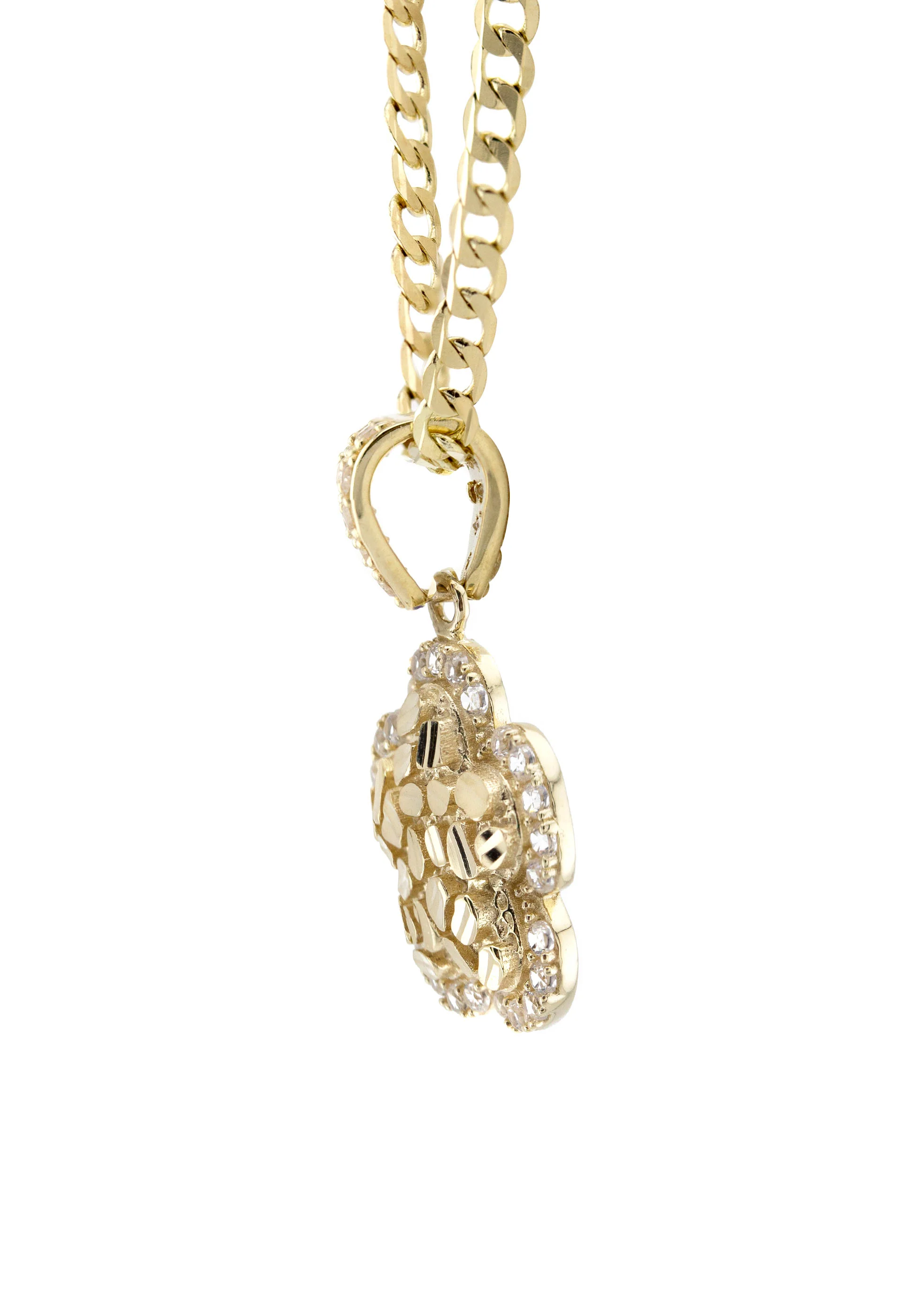 10K Yellow Gold Nugget Necklace | Appx. 2 - 6 Grams - Image 4