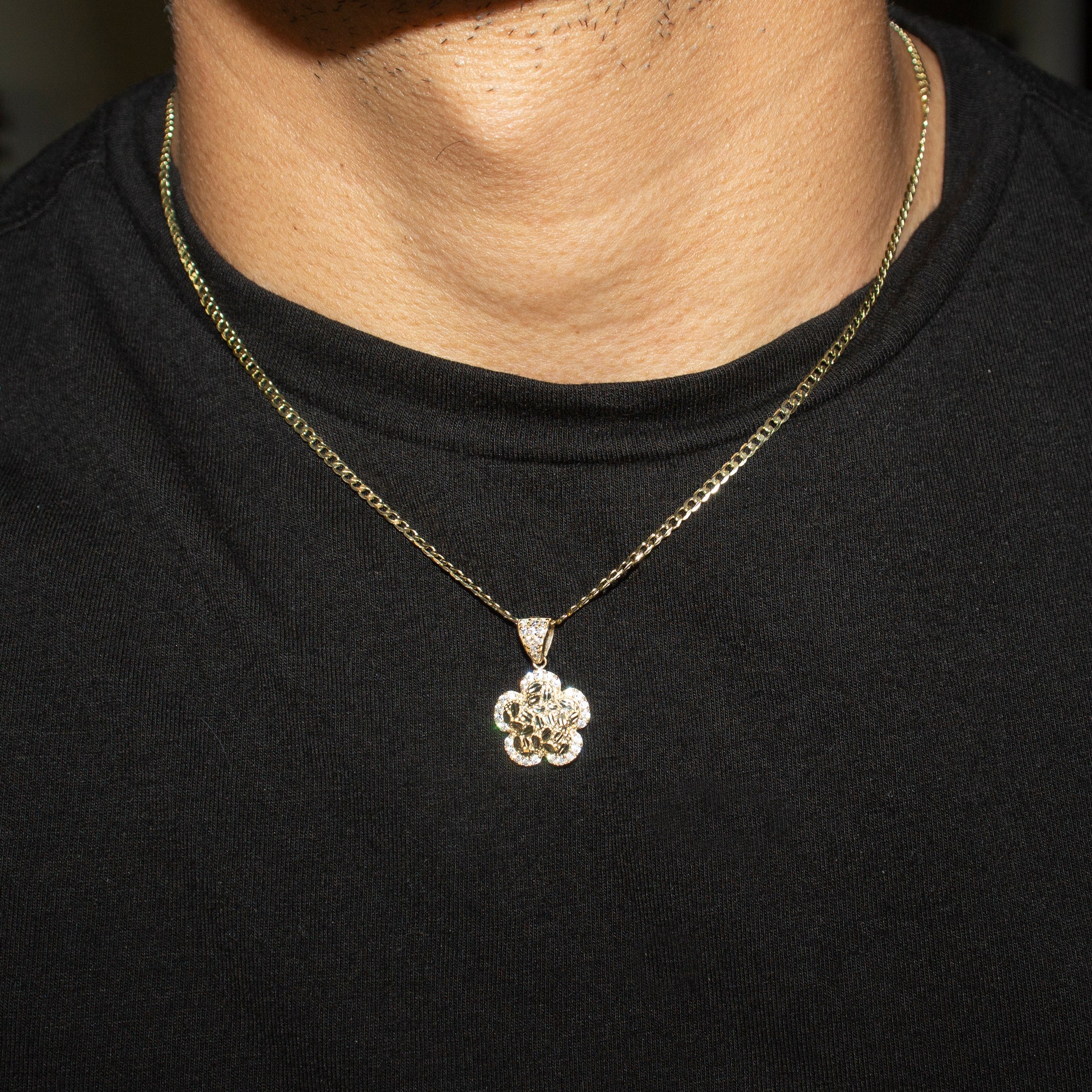 10K Yellow Gold Nugget Necklace | Appx. 2 - 6 Grams - Image 5