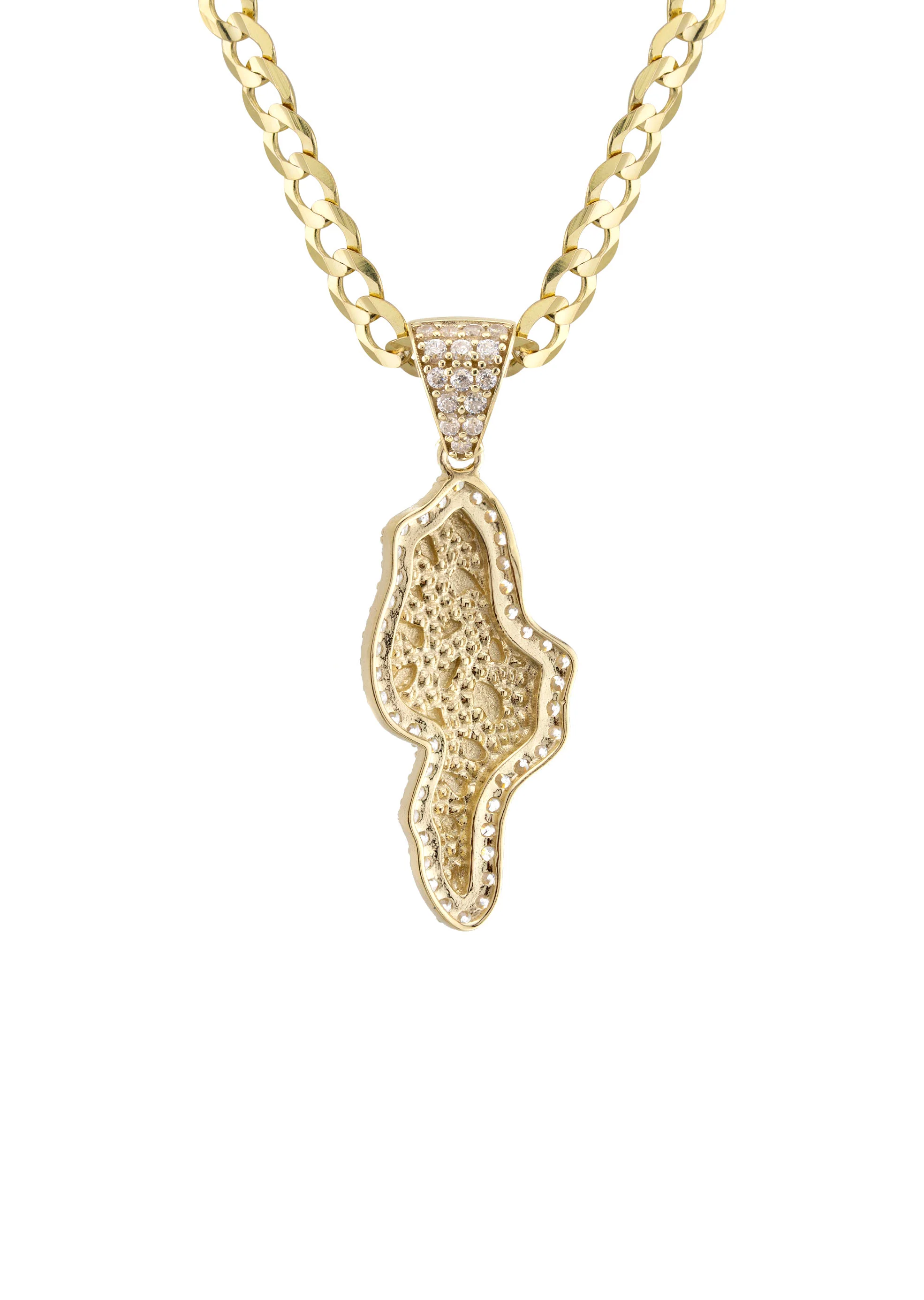 10K Yellow Gold Nugget Necklace | Appx. 2.2 - 9.2 Grams - Image 3