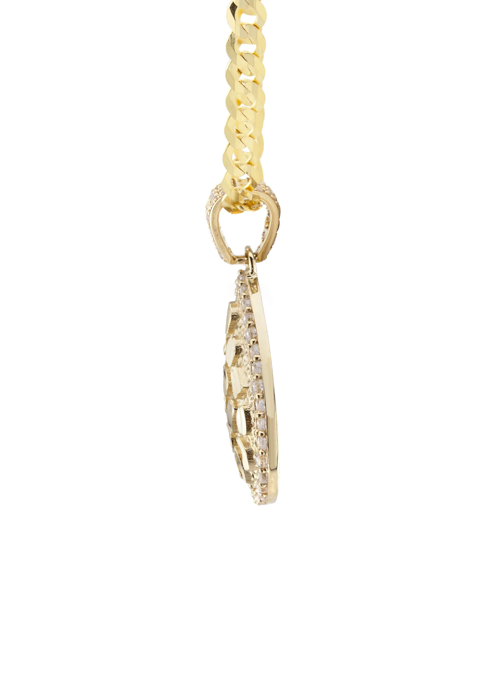 10K Yellow Gold Nugget Necklace | Appx. 2.3 - 9.3 Grams - Image 4