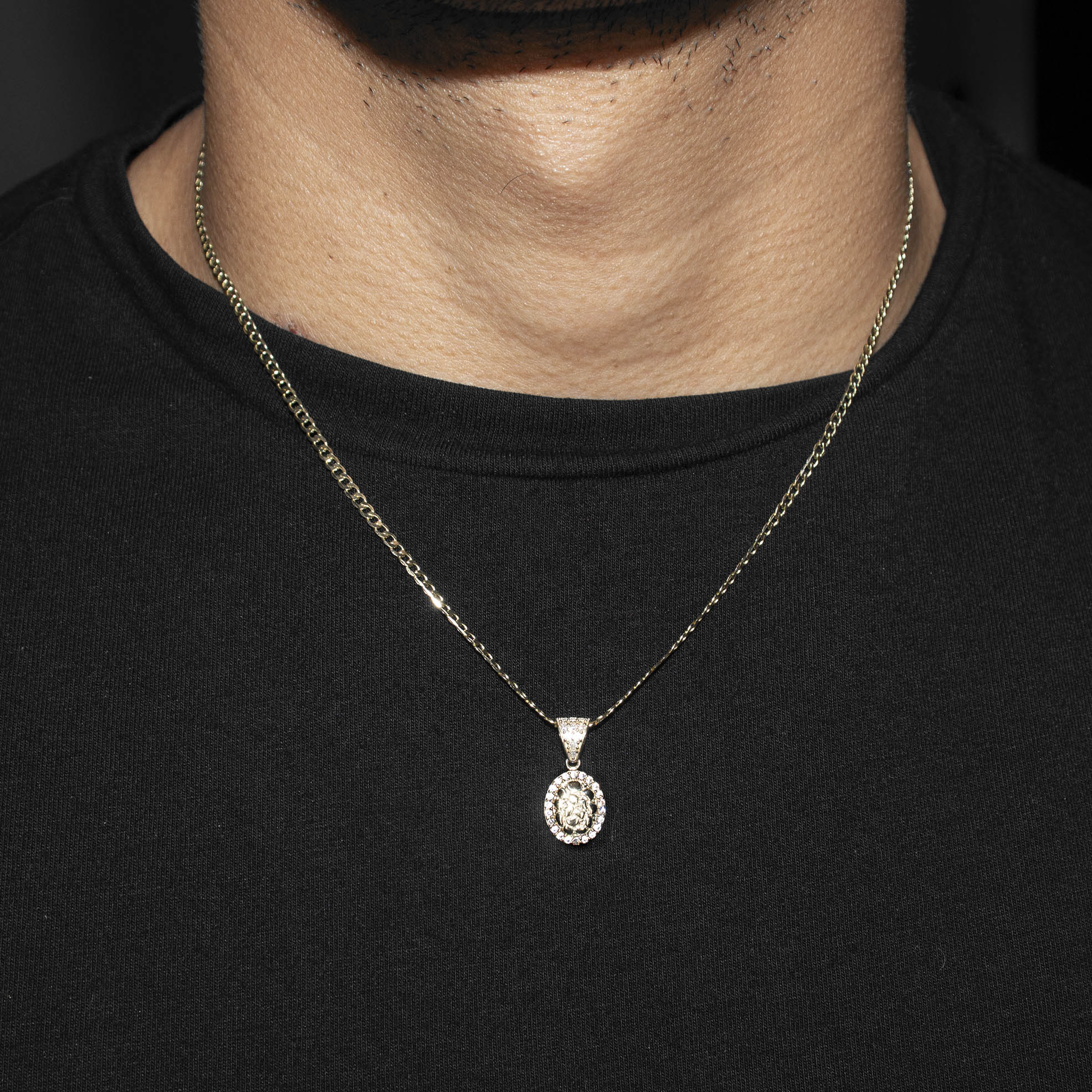10K Yellow Gold Oval Nugget Necklace | Appx. 1 - 5 Grams - Image 5