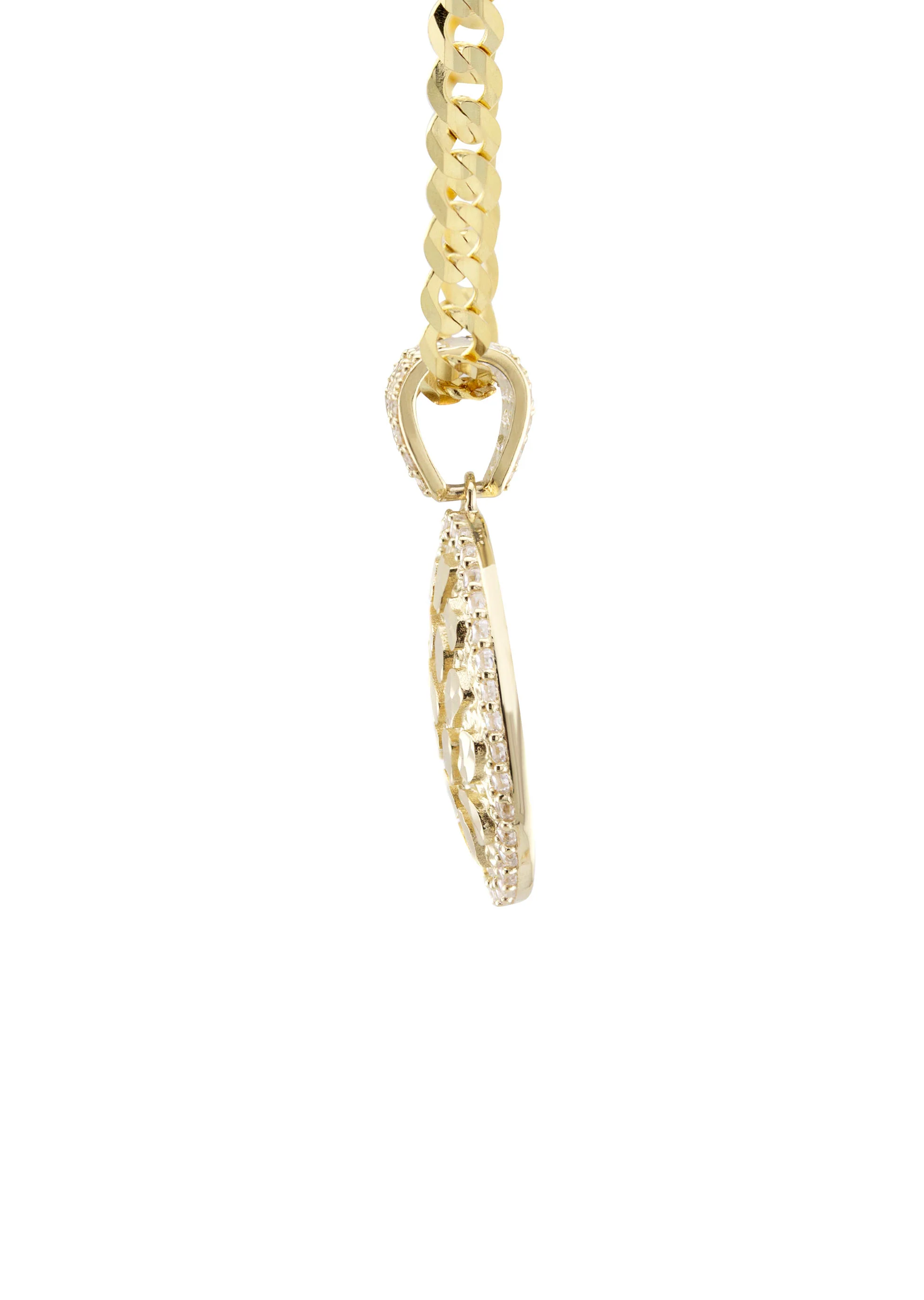 10K Yellow Gold Oval Nugget Necklace | Appx. 2.4 - 9.4 Grams - Image 4