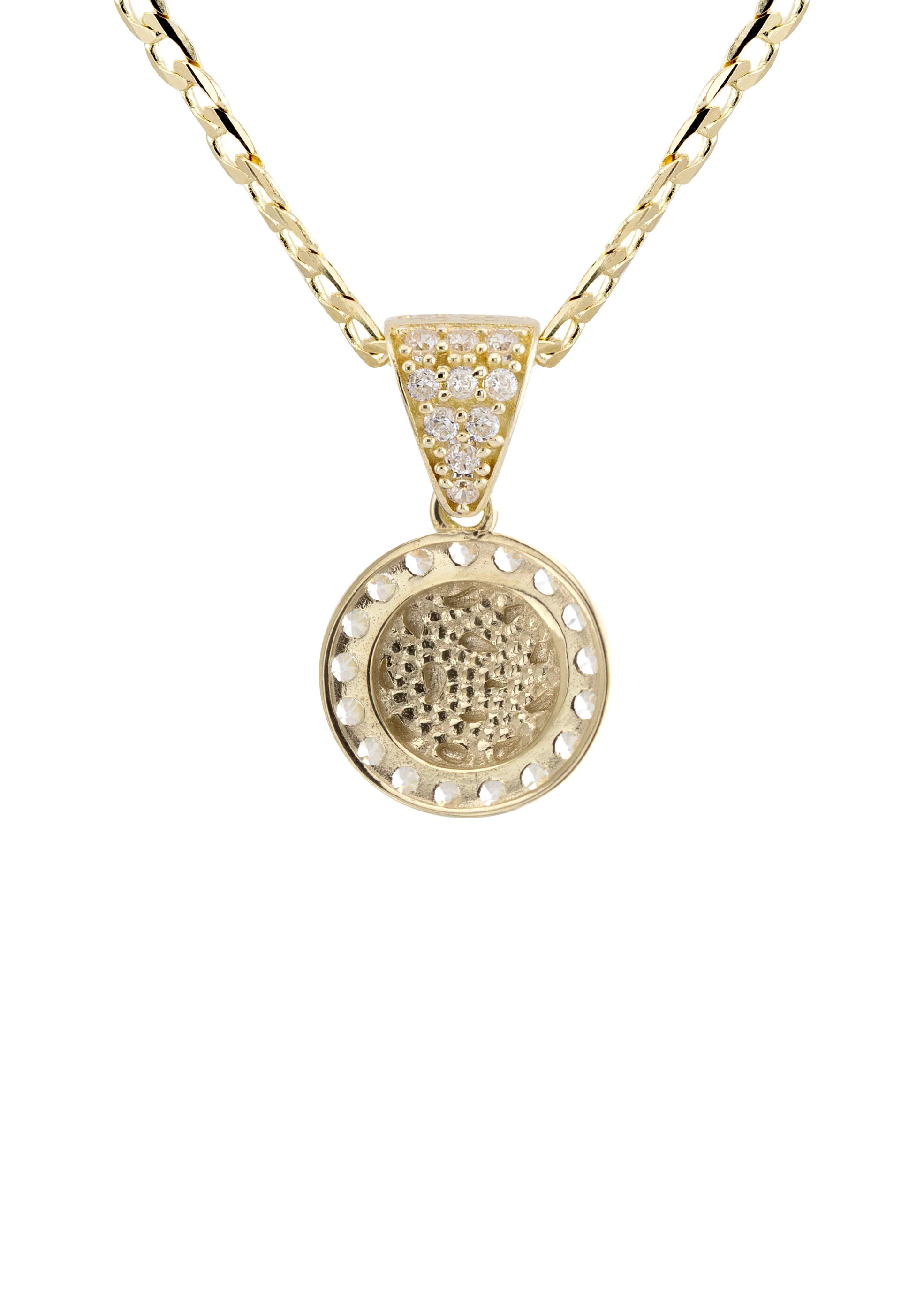 10K Yellow Gold Round Nugget Necklace | Appx. 1 - 5 Grams - Image 3