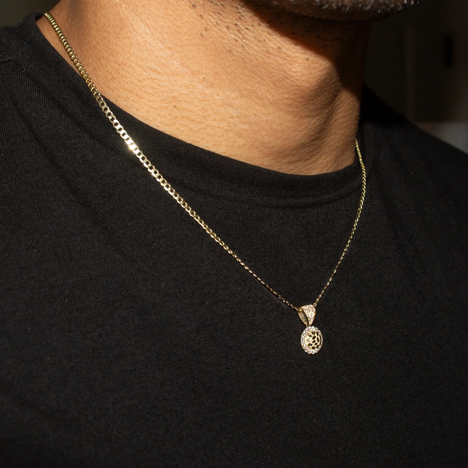 10K Yellow Gold Round Nugget Necklace | Appx. 1 - 5 Grams - Image 5