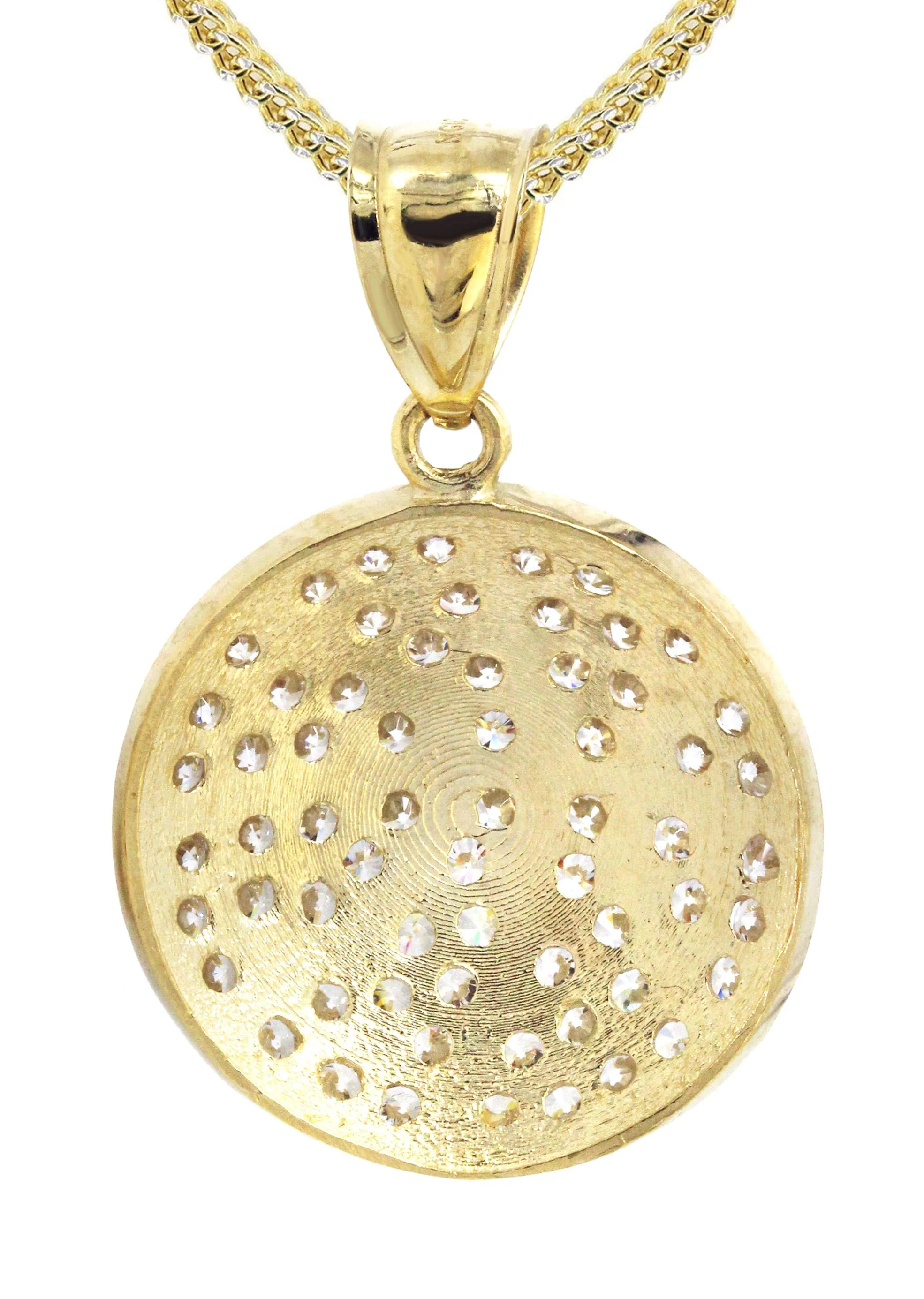 10K Yellow Gold Basketball Necklace | Appx. 16.2 Grams - Image 3
