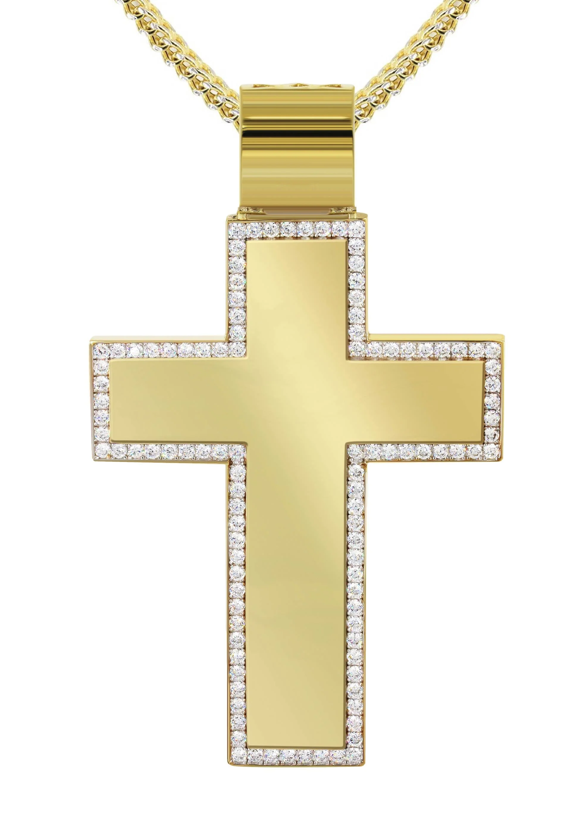 10K Yellow Gold Crucifix Necklace | Appx. 55 Grams - Image 2